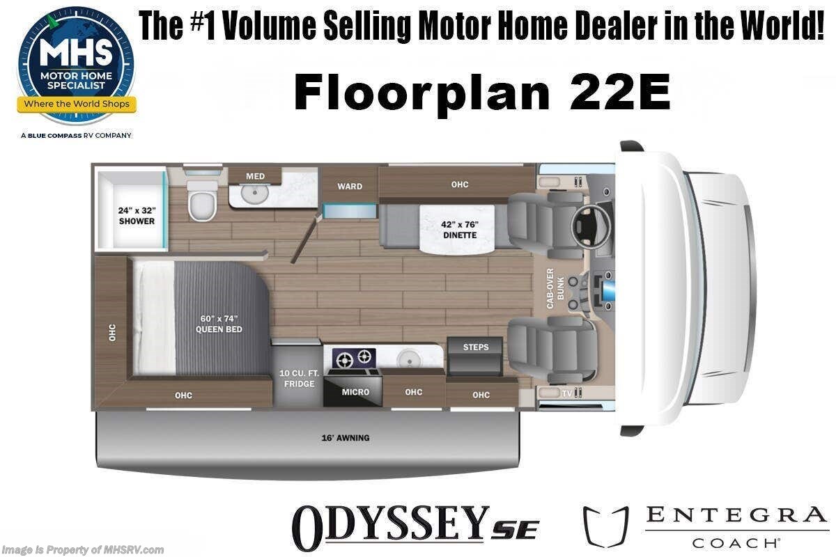 2027 Odyssey SE 22E by Entegra Coach from Motor Home Specialist in Alvarado, Texas