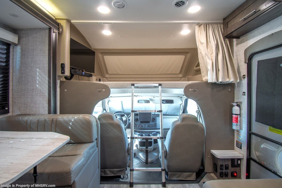 2025 Entegra Coach Odyssey 27U - Used Class C For Sale by Motor Home Specialist in Alvarado, Texas features Air Conditioning, LED Lights, TV, Generator, Screen Door