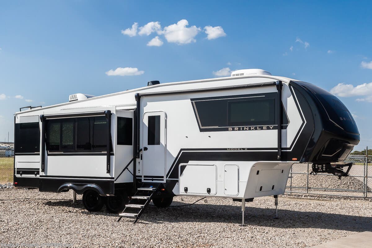 2026 Brinkley RV Model Z 3110 Bunk Model RV W/ Alum. Wheels, Solar, Theater Seats, 50 Amp, Solid Surface Counter, Fireplace &amp; More