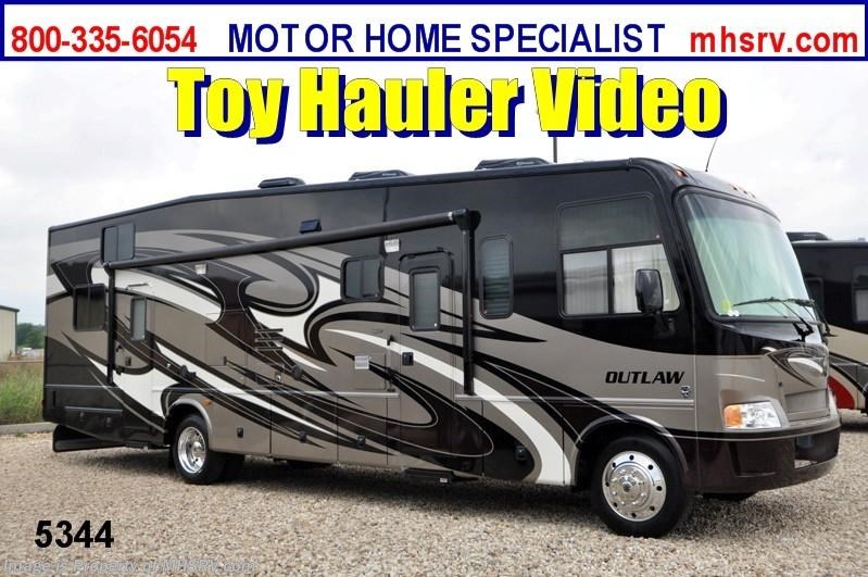 2013 Thor Motor Coach Outlaw Toy Hauler 3611 Class A Toy Hauler RV for Sale