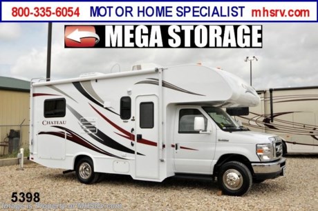 &lt;a href=&quot;http://www.mhsrv.com/thor-motor-coach/&quot;&gt;&lt;img src=&quot;http://www.mhsrv.com/images/sold-thor.jpg&quot; width=&quot;383&quot; height=&quot;141&quot; border=&quot;0&quot; /&gt;&lt;/a&gt;

&lt;object width=&quot;400&quot; height=&quot;300&quot;&gt;&lt;param name=&quot;movie&quot; value=&quot;http://www.youtube.com/v/SBqi8PKYWdo?version=3&amp;amp;hl=en_US&quot;&gt;&lt;/param&gt;&lt;param name=&quot;allowFullScreen&quot; value=&quot;true&quot;&gt;&lt;/param&gt;&lt;param name=&quot;allowscriptaccess&quot; value=&quot;always&quot;&gt;&lt;/param&gt;&lt;embed src=&quot;http://www.youtube.com/v/SBqi8PKYWdo?version=3&amp;amp;hl=en_US&quot; type=&quot;application/x-shockwave-flash&quot; width=&quot;400&quot; height=&quot;300&quot; allowscriptaccess=&quot;always&quot; allowfullscreen=&quot;true&quot;&gt;&lt;/embed&gt;&lt;/object&gt; /TX 8/24/12/ $2,000 VISA Gift Card with purchase. Offer Ends 8/31/12. #1 Volume Selling Thor Motor Coach Dealer in the World. &lt;object width=&quot;400&quot; height=&quot;300&quot;&gt;&lt;param name=&quot;movie&quot; value=&quot;http://www.youtube.com/v/_D_MrYPO4yY?version=3&amp;amp;hl=en_US&quot;&gt;&lt;/param&gt;&lt;param name=&quot;allowFullScreen&quot; value=&quot;true&quot;&gt;&lt;/param&gt;&lt;param name=&quot;allowscriptaccess&quot; value=&quot;always&quot;&gt;&lt;/param&gt;&lt;embed src=&quot;http://www.youtube.com/v/_D_MrYPO4yY?version=3&amp;amp;hl=en_US&quot; type=&quot;application/x-shockwave-flash&quot; width=&quot;400&quot; height=&quot;300&quot; allowscriptaccess=&quot;always&quot; allowfullscreen=&quot;true&quot;&gt;&lt;/embed&gt;&lt;/object&gt; MSRP $75,180. Visit MHSRV .com or Call 800-335-6054. You Won&#39;t Believe Our Everyday Sale Prices! New 2013 Thor Motor Coach Chateau Class C RV. Model 22E with Ford E-350 chassis &amp; Ford Triton V-10 engine. This unit measures approximately 23 feet 11 inches in length. Optional equipment includes the Chateau graphics package, LED TV on swivel, glazed wood package, wheel liners, auto transfer switch &amp; heated holding tanks. The Chateau Class C RV has an incredible list of standard features for 2013 including Mega exterior storage, an LCD TV with swivel, power windows and locks, U-shaped dinette/sleeper with seat belts, tinted coach glass, molded front cap, double door refrigerator, skylight, roof ladder, roof A/C unit, 4000 Onan Micro Quiet generator, slick fiberglass exterior, patio awning, full extension drawer glides, bedspread &amp; pillow shams and much more. FOR ADDITIONAL INFORMATION, BROCHURE, WINDOW STICKER, PHOTOS &amp; VIDEOS PLEASE VISIT MOTOR HOME SPECIALIST AT MHSRV .com or CALL 800-335-6054.