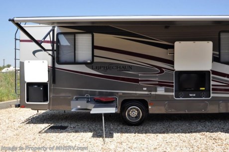 &lt;a href=&quot;http://www.mhsrv.com/coachmen-rv/&quot;&gt;&lt;img src=&quot;http://www.mhsrv.com/images/sold-coachmen.jpg&quot; width=&quot;383&quot; height=&quot;141&quot; border=&quot;0&quot; /&gt;&lt;/a&gt;

&lt;object width=&quot;400&quot; height=&quot;300&quot;&gt;&lt;param name=&quot;movie&quot; value=&quot;http://www.youtube.com/v/_cfHrOjIfJo?version=3&amp;amp;hl=en_US&quot;&gt;&lt;/param&gt;&lt;param name=&quot;allowFullScreen&quot; value=&quot;true&quot;&gt;&lt;/param&gt;&lt;param name=&quot;allowscriptaccess&quot; value=&quot;always&quot;&gt;&lt;/param&gt;&lt;embed src=&quot;http://www.youtube.com/v/_cfHrOjIfJo?version=3&amp;amp;hl=en_US&quot; type=&quot;application/x-shockwave-flash&quot; width=&quot;400&quot; height=&quot;300&quot; allowscriptaccess=&quot;always&quot; allowfullscreen=&quot;true&quot;&gt;&lt;/embed&gt;&lt;/object&gt; #1 Coachmen RV Dealer in the World With 1 Location! /TX 8/24/12/ MSRP $105,194. New 2013 Coachmen Leprechaun. Model 319DSF. This Luxury Class C RV measures approximately 32 feet 6 inches in length. Options include Beautiful full body paint, 40 inch LCD TV on power lift, tank heaters, exterior entertainment center, dual coach batteries, air assist suspension, exterior camp kitchen, electric fireplace, side view cameras, 4000 Onan generator, convection microwave, spare tire, rear ladder, front bunk ladder &amp; child restraint system, Travel Easy Roadside Assistance and the Leprechaun XL Package which includes Upgraded Ultra Leather Sofa, 2-Tone Ultra Leather Seat Covers, Wood Grain Dash Appliqu&#233;, Cab-over Privacy Curtain (N/A with Front Entertainment Center), Gloss Black Refrigerator Insert Panels, Bathroom Medicine Cabinet with Makeup Light &amp; Mirror, Upgrade Countertops with Under-mount Composite Sink, Composite Lids for Trunk Boxes in Exterior &quot;Warehouse&quot; Storage Compartment, Molded Fiberglass Front Cap, Fiberglass Style Bezel at Top of Rear Exterior Wall, Painted Bumper, Molded Fiberglass Running Boards with Wheel Well Flair, Upgraded Kitchen Faucet &amp; Upgraded Bathroom Faucet. The Coachmen Leprechaun 319DSF RV also features one the most impressive lists of standard equipment in the RV industry including a Ford Triton V-10 engine, E-450 Super Duty chassis, power awning, slide-out awning toppers, home stereo system, LCD back-up monitor and more. CALL MOTOR HOME SPECIALIST at 800-335-6054 or VISIT MHSRV .com FOR ADDITONAL PHOTOS, DETAILS, BROCHURE, FACTORY WINDOW STICKER, VIDEOS &amp; MORE. &lt;object width=&quot;400&quot; height=&quot;300&quot;&gt;&lt;param name=&quot;movie&quot; value=&quot;http://www.youtube.com/v/TFA3swroI9w?version=3&amp;amp;hl=en_US&quot;&gt;&lt;/param&gt;&lt;param name=&quot;allowFullScreen&quot; value=&quot;true&quot;&gt;&lt;/param&gt;&lt;param name=&quot;allowscriptaccess&quot; value=&quot;always&quot;&gt;&lt;/param&gt;&lt;embed src=&quot;http://www.youtube.com/v/TFA3swroI9w?version=3&amp;amp;hl=en_US&quot; type=&quot;application/x-shockwave-flash&quot; width=&quot;400&quot; height=&quot;300&quot; allowscriptaccess=&quot;always&quot; allowfullscreen=&quot;true&quot;&gt;&lt;/embed&gt;&lt;/object&gt;