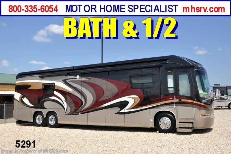 2013 Entegra Coach Cornerstone Luxury Motorhome for Sale 45RBQ Bath & 1/2