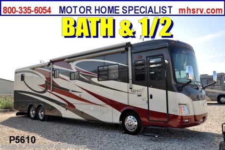 &lt;a href=&quot;http://www.mhsrv.com/other-rvs-for-sale/safari-rvs/&quot;&gt;&lt;img src=&quot;http://www.mhsrv.com/images/sold_safari.jpg&quot; width=&quot;383&quot; height=&quot;141&quot; border=&quot;0&quot; /&gt;&lt;/a&gt;

&lt;object width=&quot;400&quot; height=&quot;300&quot;&gt;&lt;param name=&quot;movie&quot; value=&quot;http://www.youtube.com/v/TFA3swroI9w?version=3&amp;amp;hl=en_US&quot;&gt;&lt;/param&gt;&lt;param name=&quot;allowFullScreen&quot; value=&quot;true&quot;&gt;&lt;/param&gt;&lt;param name=&quot;allowscriptaccess&quot; value=&quot;always&quot;&gt;&lt;/param&gt;&lt;embed src=&quot;http://www.youtube.com/v/TFA3swroI9w?version=3&amp;amp;hl=en_US&quot; type=&quot;application/x-shockwave-flash&quot; width=&quot;400&quot; height=&quot;300&quot; allowscriptaccess=&quot;always&quot; allowfullscreen=&quot;true&quot;&gt;&lt;/embed&gt;&lt;/object&gt; Used Safari RV / TX 08/03/12. / 2009 Safari Cheetah with 4 slides, bath and a half Model 42 PAQ:  This RV is approximately 42’ in length with a powerful 400 HP Caterpillar diesel engine, 6 speed Allison transmission, raised rail Roadmaster tag axle chassis, 10K Onan diesel generator with AGS on slide, power patio and door awnings, hydraulic leveling system, 3 camera system, Magnum inverter, 3 roof A/Cs with heat pumps, 2 LCD TVs.  For complete details visit Motor Home Specialist at MHSRV .com or 800-335-6054