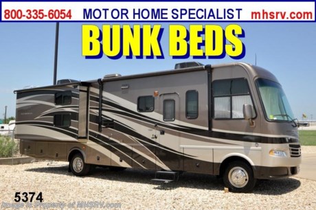 &lt;a href=&quot;http://www.mhsrv.com/thor-motor-coach/&quot;&gt;&lt;img src=&quot;http://www.mhsrv.com/images/sold-thor.jpg&quot; width=&quot;383&quot; height=&quot;141&quot; border=&quot;0&quot; /&gt;&lt;/a&gt; Close Out Price at MHSRV .com + $2,000 Visa Gift Card with Purchase &amp; MHSRV will donate $1,000 to Cook Children&#39;s Hospital Starting Oct. 16th - Dec. 29th, 2012. Call 800-335-6054 or Visit MHSRV.com for Our Year End Close Out Price! /IN 12/6/12/  &lt;object width=&quot;400&quot; height=&quot;300&quot;&gt;&lt;param name=&quot;movie&quot; value=&quot;http://www.youtube.com/v/_D_MrYPO4yY?version=3&amp;amp;hl=en_US&quot;&gt;&lt;/param&gt;&lt;param name=&quot;allowFullScreen&quot; value=&quot;true&quot;&gt;&lt;/param&gt;&lt;param name=&quot;allowscriptaccess&quot; value=&quot;always&quot;&gt;&lt;/param&gt;&lt;embed src=&quot;http://www.youtube.com/v/_D_MrYPO4yY?version=3&amp;amp;hl=en_US&quot; type=&quot;application/x-shockwave-flash&quot; width=&quot;400&quot; height=&quot;300&quot; allowscriptaccess=&quot;always&quot; allowfullscreen=&quot;true&quot;&gt;&lt;/embed&gt;&lt;/object&gt; #1 THOR MOTOR COACH DEALER IN AMERICA! MSRP $132,671. New 2013 Thor Motor Coach Daybreak. Model 34BD. This Bunk House RV measures approximately 35 feet 6 inches in length and features (2) slide-out rooms. Optional equipment includes a Vintage Maple wood package, Briarwood full body paint exterior, bedroom LCD TV, rear ducted A/C, Onan 5500 Marquis Gold generator, dual 6-volt batteries, 50 amp service, gas/electric water heater and dual pane glass. The 2013 Daybreak also features a V-10 Ford, one piece windshield, front roof A/C unit, LCD TV, electric awning and much more. FOR ADDITIONAL INFORMATION, VIDEO, MSRP, BROCHURE, PHOTOS &amp; MORE PLEASE CALL 800-335-6054 or VISIT MHSRV .com