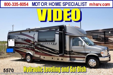 &lt;a href=&quot;http://www.mhsrv.com/coachmen-rv/&quot;&gt;&lt;img src=&quot;http://www.mhsrv.com/images/sold-coachmen.jpg&quot; width=&quot;383&quot; height=&quot;141&quot; border=&quot;0&quot; /&gt;&lt;/a&gt; Close Out Price at MHSRV .com + $2,000 Visa Gift Card with Purchase &amp; MHSRV will donate $1,000 to Cook Children&#39;s Hospital Starting Oct. 16th - Dec. 29th, 2012. Call 800-335-6054 or Visit MHSRV.com for Our Year End Close Out Price!  &lt;object width=&quot;400&quot; height=&quot;300&quot;&gt;&lt;param name=&quot;movie&quot; value=&quot;http://www.youtube.com/v/6cV1fU8yO8Q?version=3&amp;amp;hl=en_US&quot;&gt;&lt;/param&gt;&lt;param name=&quot;allowFullScreen&quot; value=&quot;true&quot;&gt;&lt;/param&gt;&lt;param name=&quot;allowscriptaccess&quot; value=&quot;always&quot;&gt;&lt;/param&gt;&lt;embed src=&quot;http://www.youtube.com/v/6cV1fU8yO8Q?version=3&amp;amp;hl=en_US&quot; type=&quot;application/x-shockwave-flash&quot; width=&quot;400&quot; height=&quot;300&quot; allowscriptaccess=&quot;always&quot; allowfullscreen=&quot;true&quot;&gt;&lt;/embed&gt;&lt;/object&gt; MSRP $124,111. New 2013 Coachmen Concord 300TS w/3 Slide-out rooms. This luxury Class C RV measures approximately 30ft. 10in. Options include aluminum wheels, King Dome satellite system, leveling jacks, full body paint upgrade, Brazilian cherry wood package, Onan 4000 generator, LCD TV with DVD in bedroom, 2nd auxiliary battery, power entrance step, 3-camera monitoring system, removable carpet set, satellite ready radio, power mirrors with heat, heated tanks, tank gate valves, exterior entertainment center, Travel Easy Roadside assistance, hitch &amp; wire, high gloss fiberglass sidewalls &amp; large LCD TV with speakers. A few standard features include the Ford E-450 super duty chassis, Ride-Rite air assist suspension system, exterior speakers &amp; the Azdel super light composite sidewalls. Motor Home Specialist is the largest volume selling motor home dealer in the world with 1 location! FOR ADDITIONAL PHOTOS, DETAILS, BROCHURE, FACTORY WINDOW STICKER, VIDEOS and more please visit MHSRV .com or call 800-335-6054.