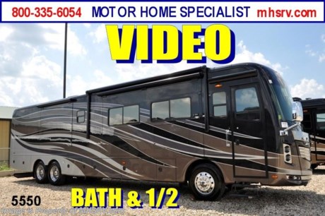 &lt;a href=&quot;http://www.mhsrv.com/holiday-rambler-rv/&quot;&gt;&lt;img src=&quot;http://www.mhsrv.com/images/sold-holidayrambler.jpg&quot; width=&quot;383&quot; height=&quot;141&quot; border=&quot;0&quot; /&gt;&lt;/a&gt; CALL 800-335-6054 or VISIT MHSRV .com FOR THE LOWEST SALE PRICE! /TX 9/29/12/ Motor Home Specialist is the #1 Holiday Rambler RV Dealer in the World! &lt;object width=&quot;400&quot; height=&quot;300&quot;&gt;&lt;param name=&quot;movie&quot; value=&quot;http://www.youtube.com/v/1xnEBBmyj8A?version=3&amp;amp;hl=en_US&quot;&gt;&lt;/param&gt;&lt;param name=&quot;allowFullScreen&quot; value=&quot;true&quot;&gt;&lt;/param&gt;&lt;param name=&quot;allowscriptaccess&quot; value=&quot;always&quot;&gt;&lt;/param&gt;&lt;embed src=&quot;http://www.youtube.com/v/1xnEBBmyj8A?version=3&amp;amp;hl=en_US&quot; type=&quot;application/x-shockwave-flash&quot; width=&quot;400&quot; height=&quot;300&quot; allowscriptaccess=&quot;always&quot; allowfullscreen=&quot;true&quot;&gt;&lt;/embed&gt;&lt;/object&gt; MSRP $361,973. New 2013 Holiday Rambler with (3) slides including a full wall slide &amp; king bed. This unit measures approximately 44 feet 3 inches in length and features the massive 9.3L MAXXFORCE 10 diesel engine with 405HP, 1,250 ft. lbs. of torque and a multi-stage engine brake. You will also the custom built Roadmaster RR10R chassis with 10 air bags and 10 shock absorbers, an Allison 3000 series transmission, tag axle with anti-lock braking system, One-Key-Fits-All ignition key w/built in FOB, GPS navigation system with docking station, peaked one piece roof with fiberglass, 2800 watt Pure Sine wave inverter, lighted VIP Smart Wheel, 42&quot; LCD TV in mid-ship location, 32&quot; LCD TV in bedroom, tile flooring in kitchen, LR, bath and bedroom, power cord reel, automatic air leveling, 10KW quiet diesel generator on a slide out tray, AGS, LED interior lighting, (3) 15BTU ducted roof A/Cs with heat pumps, RV Sani-Con drainage system, electric front door awning, electric patio awning and an Aqua-Hot 400 water and heating system! Optional equipment includes: Glazed Italian Sienna hardwood cabinetry, automatic air leveling w/ additional automatic hydraulic leveling system, flush mounted electric cook top, stackable washer/dryer, 32&quot; LCD TV in cockpit overhead, Blu-Ray home theater system, bedroom DVD player, In-Motion satellite system, 42&quot; exterior LCD TV with DVD player, King air mattress, Ultra Leather booth dinette ensemble w/hide-a-bed air mattress sofa and electric fireplace with remote. CALL 800-335-6054 or VISIT MHSRV .com FOR ADDITONAL PHOTOS, DETAILS, BROCHURE AND VIDEOS.
