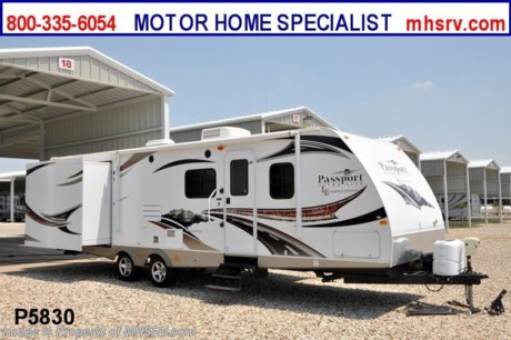 &lt;a href=&quot;http://www.mhsrv.com/travel-trailers/&quot;&gt;&lt;img src=&quot;http://www.mhsrv.com/images/sold-traveltrailer.jpg&quot; width=&quot;383&quot; height=&quot;141&quot; border=&quot;0&quot; /&gt;&lt;/a&gt;
Texas 7/18/12.

Used Keystone RV for Sale- 2011 Keystone Passport Ultralite (3050) with 2 slide-outs is approximately 29&#39; in length with a power patio awning, bunk beds, pass thru-storage, aluminum wheels, all in 1 bath, ducted roof A/C, dual pane windows and an LCD TV.