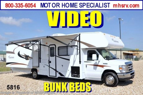 &lt;a href=&quot;http://www.mhsrv.com/coachmen-rv/&quot;&gt;&lt;img src=&quot;http://www.mhsrv.com/images/sold-coachmen.jpg&quot; width=&quot;383&quot; height=&quot;141&quot; border=&quot;0&quot; /&gt;&lt;/a&gt; Receive a $1,000 VISA Gift Card /TX 3/18/13/ + MHSRV Camper&#39;s Pkg. that includes a 32 inch LCD TV with Built in DVD Player, a Sony Play Station 3 with Blu-Ray capability, a GPS Navigation System, (4) Collapsible Chairs, a Large Collapsible Table, a Rolling Igloo Cooler, an Electric Grill and a Complete Grillers Utensil Set with purchase of this unit. Offer valid Jan. 2nd and ends Mar. 30th 2013. &lt;object width=&quot;400&quot; height=&quot;300&quot;&gt;&lt;param name=&quot;movie&quot; value=&quot;http://www.youtube.com/v/RqNmQzNdFZ8?version=3&amp;amp;hl=en_US&quot;&gt;&lt;/param&gt;&lt;param name=&quot;allowFullScreen&quot; value=&quot;true&quot;&gt;&lt;/param&gt;&lt;param name=&quot;allowscriptaccess&quot; value=&quot;always&quot;&gt;&lt;/param&gt;&lt;embed src=&quot;http://www.youtube.com/v/RqNmQzNdFZ8?version=3&amp;amp;hl=en_US&quot; type=&quot;application/x-shockwave-flash&quot; width=&quot;400&quot; height=&quot;300&quot; allowscriptaccess=&quot;always&quot; allowfullscreen=&quot;true&quot;&gt;&lt;/embed&gt;&lt;/object&gt; MSRP $90,981. New 2013 Coachmen Freelander RV Model 32BH with bunkbeds: This Class C RV measures approximately 32&#39; 5&quot; in length. Options include: The All New EXTERIOR ENTERTAINMENT CENTER, 4000 Onan generator, stainless steel wheel inserts,  air assist suspension, entertainment package with large LCD TV &amp; TV/DVDs in bunks, child safety net &amp; ladder, spare tire, rear ladder, Travel Easy Roadside Assistance, heated tank pads and the beautiful Brazilian Cherry wood package. Additional equipment includes a Ford Triton V-10 engine, E-450 Super Duty chassis, power awning and much more. CALL MOTOR HOME SPECIALIST at 800-335-6054 or VISIT MHSRV .com FOR ADDITIONAL PHOTOS, DETAILS, CORPORATE VIDEOS &amp; PRODUCT VIDEO. &lt;object width=&quot;400&quot; height=&quot;300&quot;&gt;&lt;param name=&quot;movie&quot; value=&quot;http://www.youtube.com/v/fBpsq4hH-Ws?version=3&amp;amp;hl=en_US&quot;&gt;&lt;/param&gt;&lt;param name=&quot;allowFullScreen&quot; value=&quot;true&quot;&gt;&lt;/param&gt;&lt;param name=&quot;allowscriptaccess&quot; value=&quot;always&quot;&gt;&lt;/param&gt;&lt;embed src=&quot;http://www.youtube.com/v/fBpsq4hH-Ws?version=3&amp;amp;hl=en_US&quot; type=&quot;application/x-shockwave-flash&quot; width=&quot;400&quot; height=&quot;300&quot; allowscriptaccess=&quot;always&quot; allowfullscreen=&quot;true&quot;&gt;&lt;/embed&gt;&lt;/object&gt; At Motor Home Specialist we DO NOT charge any prep or orientation fees like you will find at other dealerships. All sale prices include a 200 point inspection, interior &amp; exterior wash &amp; detail of vehicle, a thorough coach orientation with an MHS technician, an RV Starter&#39;s kit, a nights stay in our delivery park featuring landscaped and covered pads with full hook-ups and much more! Read From Thousands of Testimonials at MHSRV .com and See What They Had to Say About Their Experience at Motor Home Specialist. WHY PAY MORE?...... WHY SETTLE FOR LESS?