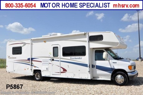 &lt;a href=&quot;http://www.mhsrv.com/coachmen-rv/&quot;&gt;&lt;img src=&quot;http://www.mhsrv.com/images/sold-coachmen.jpg&quot; width=&quot;383&quot; height=&quot;141&quot; border=&quot;0&quot; /&gt;&lt;/a&gt; Used Coachmen RV /TX 10/16/12/ 2006 Coachmen Freelander 3100 with slide out and 70,030 miles. This RV is approximately 30&#39; in length with a Ford 6.8L gas engine, Ford 5 speed transmission, Ford 450 Chassis, 4KW Onan gas generator, patio awning, 3500 lb. hitch, ducted roof A/C and 2 TVs. For complete details visit Motor Home Specialist at MHSRV .com or 800-335-6054.