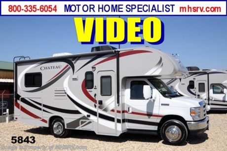 &lt;a href=&quot;http://www.mhsrv.com/thor-motor-coach/&quot;&gt;&lt;img src=&quot;http://www.mhsrv.com/images/sold-thor.jpg&quot; width=&quot;383&quot; height=&quot;141&quot; border=&quot;0&quot; /&gt;&lt;/a&gt; Receive a $1,000 VISA Gift Card /TX 4/5/13/ + MHSRV Camper&#39;s Pkg. that includes a 32 inch LCD TV with Built in DVD Player, a Sony Play Station 3 with Blu-Ray capability, a GPS Navigation System, (4) Collapsible Chairs, a Large Collapsible Table, a Rolling Igloo Cooler, an Electric Grill and a Complete Grillers Utensil Set with purchase of this unit. Offer valid Jan. 2nd and ends Mar. 30th 2013. #1 Volume Selling Thor Motor Coach Dealer in the World. &lt;object width=&quot;400&quot; height=&quot;300&quot;&gt;&lt;param name=&quot;movie&quot; value=&quot;http://www.youtube.com/v/S7FvsC3Fiv4?version=3&amp;amp;hl=en_US&quot;&gt;&lt;/param&gt;&lt;param name=&quot;allowFullScreen&quot; value=&quot;true&quot;&gt;&lt;/param&gt;&lt;param name=&quot;allowscriptaccess&quot; value=&quot;always&quot;&gt;&lt;/param&gt;&lt;embed src=&quot;http://www.youtube.com/v/S7FvsC3Fiv4?version=3&amp;amp;hl=en_US&quot; type=&quot;application/x-shockwave-flash&quot; width=&quot;400&quot; height=&quot;300&quot; allowscriptaccess=&quot;always&quot; allowfullscreen=&quot;true&quot;&gt;&lt;/embed&gt;&lt;/object&gt; MSRP $80,879. Visit MHSRV .com or Call 800-335-6054. You Won&#39;t Believe Our Everyday Sale Prices! New 2014 Thor Motor Coach Chateau Class C RV. Model 22E with Ford E-350 chassis &amp; Ford Triton V-10 engine. This unit measures approximately 23 feet 11 inches in length. Optional equipment includes Scarlet HD-Max exterior, LED TV with DVD player, glazed wood package, wheel liners,back-up monitor, convection microwave, deluxe heated remote mirrors, outside shower, gas/electric water heater, secondary auxiliary battery, valve stem extenders, keyless entry, Fantastic Fan, power patio awning,leatherette driver &amp; passenger chairs, spare tire, auto transfer switch &amp; heated holding tanks. The Four Winds Class C RV has an incredible list of standard features for 2014 including Mega exterior storage, power windows and locks, U-shaped dinette/sleeper with seat belts, tinted coach glass, molded front cap, double door refrigerator, skylight, roof ladder, roof A/C unit, 4000 Onan Micro Quiet generator, slick fiberglass exterior, patio awning, full extension drawer glides, bedspread &amp; pillow shams and much more. FOR ADDITIONAL INFORMATION, BROCHURE, WINDOW STICKER, PHOTOS &amp; VIDEOS PLEASE VISIT MOTOR HOME SPECIALIST AT MHSRV .com or CALL 800-335-6054.At Motor Home Specialist we DO NOT charge any prep or orientation fees like you will find at other dealerships. All sale prices include a 200 point inspection, interior &amp; exterior wash &amp; detail of vehicle, a thorough coach orientation with an MHS technician, an RV Starter&#39;s kit, a nights stay in our delivery park featuring landscaped and covered pads with full hook-ups and much more! Read From Thousands of Testimonials at MHSRV .com and See What They Had to Say About Their Experience at Motor Home Specialist. WHY PAY MORE?...... WHY SETTLE FOR LESS?