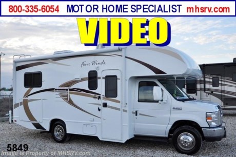 &lt;a href=&quot;http://www.mhsrv.com/thor-motor-coach/&quot;&gt;&lt;img src=&quot;http://www.mhsrv.com/images/sold-thor.jpg&quot; width=&quot;383&quot; height=&quot;141&quot; border=&quot;0&quot; /&gt;&lt;/a&gt; Close Out Price at MHSRV .com + $2,000 Visa Gift Card with Purchase &amp; MHSRV will donate $1,000 to Cook Children&#39;s Hospital Starting Oct. 16th - Dec. 29th, 2012. /Galveston TX. 12/22/12/ Call 800-335-6054 or Visit MHSRV.com for Our Year End Close Out Price!  &lt;object width=&quot;400&quot; height=&quot;300&quot;&gt;&lt;param name=&quot;movie&quot; value=&quot;http://www.youtube.com/v/S7FvsC3Fiv4?version=3&amp;amp;hl=en_US&quot;&gt;&lt;/param&gt;&lt;param name=&quot;allowFullScreen&quot; value=&quot;true&quot;&gt;&lt;/param&gt;&lt;param name=&quot;allowscriptaccess&quot; value=&quot;always&quot;&gt;&lt;/param&gt;&lt;embed src=&quot;http://www.youtube.com/v/S7FvsC3Fiv4?version=3&amp;amp;hl=en_US&quot; type=&quot;application/x-shockwave-flash&quot; width=&quot;400&quot; height=&quot;300&quot; allowscriptaccess=&quot;always&quot; allowfullscreen=&quot;true&quot;&gt;&lt;/embed&gt;&lt;/object&gt; MSRP $78,486. Visit MHSRV .com or Call 800-335-6054. You Won&#39;t Believe Our Everyday Sale Prices! New 2013 Thor Motor Coach Four Winds Class C RV. Model 22E with Ford E-350 chassis &amp; Ford Triton V-10 engine. This unit measures approximately 23 feet 11 inches in length. Optional equipment includes the Four Winds graphics package, LED TV with DVD player, glazed wood package, wheel liners,back-up monitor, convection microwave, deluxe heated remote mirrors, outside shower, gas/electric water heater, secondary auxiliary battery, valve stem extenders, keyless entry, Fantastic Fan, power patio awning,leatherette driver &amp; passenger chairs, spare tire, auto transfer switch &amp; heated holding tanks. The Four Winds Class C RV has an incredible list of standard features for 2013 including Mega exterior storage, power windows and locks, U-shaped dinette/sleeper with seat belts, tinted coach glass, molded front cap, double door refrigerator, skylight, roof ladder, roof A/C unit, 4000 Onan Micro Quiet generator, slick fiberglass exterior, patio awning, full extension drawer glides, bedspread &amp; pillow shams and much more. FOR ADDITIONAL INFORMATION, BROCHURE, WINDOW STICKER, PHOTOS &amp; VIDEOS PLEASE VISIT MOTOR HOME SPECIALIST AT MHSRV .com or CALL 800-335-6054.