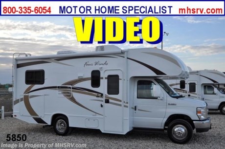 &lt;a href=&quot;http://www.mhsrv.com/thor-motor-coach/&quot;&gt;&lt;img src=&quot;http://www.mhsrv.com/images/sold-thor.jpg&quot; width=&quot;383&quot; height=&quot;141&quot; border=&quot;0&quot; /&gt;&lt;/a&gt; Receive a $1,000 VISA Gift Card /TX 2/11/13/ + MHSRV Camper&#39;s Pkg. that includes a 32 inch LCD TV with Built in DVD Player, a Sony Play Station 3 with Blu-Ray capability, a GPS Navigation System, (4) Collapsible Chairs, a Large Collapsible Table, a Rolling Igloo Cooler, an Electric Grill and a Complete Grillers Utensil Set with purchase of this unit. Offer valid Jan. 2nd and ends Mar. 30th 2013. &lt;object width=&quot;400&quot; height=&quot;300&quot;&gt;&lt;param name=&quot;movie&quot; value=&quot;http://www.youtube.com/v/S7FvsC3Fiv4?version=3&amp;amp;hl=en_US&quot;&gt;&lt;/param&gt;&lt;param name=&quot;allowFullScreen&quot; value=&quot;true&quot;&gt;&lt;/param&gt;&lt;param name=&quot;allowscriptaccess&quot; value=&quot;always&quot;&gt;&lt;/param&gt;&lt;embed src=&quot;http://www.youtube.com/v/S7FvsC3Fiv4?version=3&amp;amp;hl=en_US&quot; type=&quot;application/x-shockwave-flash&quot; width=&quot;400&quot; height=&quot;300&quot; allowscriptaccess=&quot;always&quot; allowfullscreen=&quot;true&quot;&gt;&lt;/embed&gt;&lt;/object&gt; MSRP $78,486. Visit MHSRV .com or Call 800-335-6054. You Won&#39;t Believe Our Everyday Sale Prices! New 2013 Thor Motor Coach Four Winds Class C RV. Model 22E with Ford E-350 chassis &amp; Ford Triton V-10 engine. This unit measures approximately 23 feet 11 inches in length. Optional equipment includes the Four Winds graphics package, LED TV with DVD player, glazed wood package, wheel liners,back-up monitor, convection microwave, deluxe heated remote mirrors, outside shower, gas/electric water heater, secondary auxiliary battery, valve stem extenders, keyless entry, Fantastic Fan, power patio awning,leatherette driver &amp; passenger chairs, spare tire, auto transfer switch &amp; heated holding tanks. The Four Winds Class C RV has an incredible list of standard features for 2013 including Mega exterior storage, power windows and locks, U-shaped dinette/sleeper with seat belts, tinted coach glass, molded front cap, double door refrigerator, skylight, roof ladder, roof A/C unit, 4000 Onan Micro Quiet generator, slick fiberglass exterior, patio awning, full extension drawer glides, bedspread &amp; pillow shams and much more. FOR ADDITIONAL INFORMATION, BROCHURE, WINDOW STICKER, PHOTOS &amp; VIDEOS PLEASE VISIT MOTOR HOME SPECIALIST AT MHSRV .com or CALL 800-335-6054. At Motor Home Specialist we DO NOT charge any prep or orientation fees like you will find at other dealerships. All sale prices include a 200 point inspection, interior &amp; exterior wash &amp; detail of vehicle, a thorough coach orientation with an MHS technician, an RV Starter&#39;s kit, a nights stay in our delivery park featuring landscaped and covered pads with full hook-ups and much more! Read From Thousands of Testimonials at MHSRV .com and See What They Had to Say About Their Experience at Motor Home Specialist. WHY PAY MORE?...... WHY SETTLE FOR LESS?