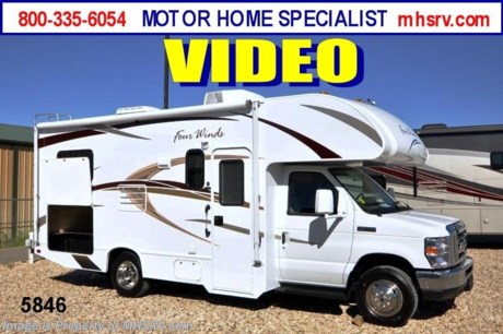 &lt;a href=&quot;http://www.mhsrv.com/thor-motor-coach/&quot;&gt;&lt;img src=&quot;http://www.mhsrv.com/images/sold-thor.jpg&quot; width=&quot;383&quot; height=&quot;141&quot; border=&quot;0&quot; /&gt;&lt;/a&gt; Receive a $1,000 VISA Gift Card /TX 2/27/13/ + MHSRV Camper&#39;s Pkg. that includes a 32 inch LCD TV with Built in DVD Player, a Sony Play Station 3 with Blu-Ray capability, a GPS Navigation System, (4) Collapsible Chairs, a Large Collapsible Table, a Rolling Igloo Cooler, an Electric Grill and a Complete Grillers Utensil Set with purchase of this unit. Offer valid Jan. 2nd and ends Mar. 30th 2013. &lt;object width=&quot;400&quot; height=&quot;300&quot;&gt;&lt;param name=&quot;movie&quot; value=&quot;http://www.youtube.com/v/S7FvsC3Fiv4?version=3&amp;amp;hl=en_US&quot;&gt;&lt;/param&gt;&lt;param name=&quot;allowFullScreen&quot; value=&quot;true&quot;&gt;&lt;/param&gt;&lt;param name=&quot;allowscriptaccess&quot; value=&quot;always&quot;&gt;&lt;/param&gt;&lt;embed src=&quot;http://www.youtube.com/v/S7FvsC3Fiv4?version=3&amp;amp;hl=en_US&quot; type=&quot;application/x-shockwave-flash&quot; width=&quot;400&quot; height=&quot;300&quot; allowscriptaccess=&quot;always&quot; allowfullscreen=&quot;true&quot;&gt;&lt;/embed&gt;&lt;/object&gt;  MSRP $75,437. New 2013 Thor Motor Coach Four Winds Class C RV. Model 22E with Ford E-350 chassis &amp; Ford Triton V-10 engine. This unit measures approximately 23 feet 11 inches in length. Optional equipment includes the Four Winds graphics package, LED TV with DVD player, glazed wood package, wheel liners, leatherette driver &amp; passenger chairs, auto transfer switch &amp; heated holding tanks. The Four Winds Class C RV has an incredible list of standard features for 2013 including Mega exterior storage, power windows and locks, U-shaped dinette/sleeper with seat belts, tinted coach glass, molded front cap, double door refrigerator, skylight, roof ladder, roof A/C unit, 4000 Onan Micro Quiet generator, slick fiberglass exterior, patio awning, full extension drawer glides, bedspread &amp; pillow shams and much more. FOR ADDITIONAL INFORMATION, BROCHURE, WINDOW STICKER, PHOTOS &amp; VIDEOS PLEASE VISIT MOTOR HOME SPECIALIST AT MHSRV .com or CALL 800-335-6054. At Motor Home Specialist we DO NOT charge any prep or orientation fees like you will find at other dealerships. All sale prices include a 200 point inspection, interior &amp; exterior wash &amp; detail of vehicle, a thorough coach orientation with an MHS technician, an RV Starter&#39;s kit, a nights stay in our delivery park featuring landscaped and covered pads with full hook-ups and much more! Read From Thousands of Testimonials at MHSRV .com and See What They Had to Say About Their Experience at Motor Home Specialist. WHY PAY MORE?...... WHY SETTLE FOR LESS?