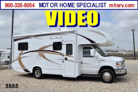 &lt;a href=&quot;http://www.mhsrv.com/thor-motor-coach/&quot;&gt;&lt;img src=&quot;http://www.mhsrv.com/images/sold-thor.jpg&quot; width=&quot;383&quot; height=&quot;141&quot; border=&quot;0&quot; /&gt;&lt;/a&gt; Receive a $1,000 VISA Gift Card /PA 3/28/13/ + MHSRV Camper&#39;s Pkg. that includes a 32 inch LCD TV with Built in DVD Player, a Sony Play Station 3 with Blu-Ray capability, a GPS Navigation System, (4) Collapsible Chairs, a Large Collapsible Table, a Rolling Igloo Cooler, an Electric Grill and a Complete Grillers Utensil Set with purchase of this unit. Offer valid Jan. 2nd and ends Mar. 30th 2013. #1 Volume Selling Thor Motor Coach Dealer in the World. &lt;object width=&quot;400&quot; height=&quot;300&quot;&gt;&lt;param name=&quot;movie&quot; value=&quot;http://www.youtube.com/v/S7FvsC3Fiv4?version=3&amp;amp;hl=en_US&quot;&gt;&lt;/param&gt;&lt;param name=&quot;allowFullScreen&quot; value=&quot;true&quot;&gt;&lt;/param&gt;&lt;param name=&quot;allowscriptaccess&quot; value=&quot;always&quot;&gt;&lt;/param&gt;&lt;embed src=&quot;http://www.youtube.com/v/S7FvsC3Fiv4?version=3&amp;amp;hl=en_US&quot; type=&quot;application/x-shockwave-flash&quot; width=&quot;400&quot; height=&quot;300&quot; allowscriptaccess=&quot;always&quot; allowfullscreen=&quot;true&quot;&gt;&lt;/embed&gt;&lt;/object&gt;  MSRP $83,286. New 2013 Thor Motor Coach Four Winds Class C RV. Model 24C with Ford E-350 chassis &amp; Ford Triton V-10 engine. This unit measures approximately 24 feet 11 inches in length. Optional equipment includes the Four Winds graphics package, LED TV on swivel, glazed wood package, back up camera, convection/microwave, heated remote exterior mirrors, outside shower, wheel liners, gas/electric water heater, auto transfer switch, heated holding tanks, second auxiliary battery, convenience package, Fantastic Fan, electric patio awning, spare tire and leatherette driver and passenger chairs. The Four Winds Class C RV has an incredible list of standard features for 2013 including Mega exterior storage, an LCD TV, power windows and locks, U-shaped dinette/sleeper with seat belts, tinted coach glass, molded front cap, double door refrigerator, skylight, roof ladder, roof A/C unit, 4000 Onan Micro Quiet generator, slick fiberglass exterior, patio awning, full extension drawer glides, bedspread &amp; pillow shams and much more. FOR ADDITIONAL INFORMATION, BROCHURE, WINDOW STICKER, PHOTOS &amp; VIDEOS PLEASE VISIT MOTOR HOME SPECIALIST AT MHSRV .com or CALL 800-335-6054. At Motor Home Specialist we DO NOT charge any prep or orientation fees like you will find at other dealerships. All sale prices include a 200 point inspection, interior &amp; exterior wash &amp; detail of vehicle, a thorough coach orientation with an MHS technician, an RV Starter&#39;s kit, a nights stay in our delivery park featuring landscaped and covered pads with full hook-ups and much more! Read From Thousands of Testimonials at MHSRV .com and See What They Had to Say About Their Experience at Motor Home Specialist. WHY PAY MORE?...... WHY SETTLE FOR LESS?
