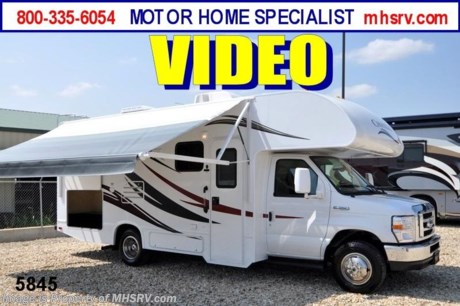 &lt;a href=&quot;http://www.mhsrv.com/thor-motor-coach/&quot;&gt;&lt;img src=&quot;http://www.mhsrv.com/images/sold-thor.jpg&quot; width=&quot;383&quot; height=&quot;141&quot; border=&quot;0&quot; /&gt;&lt;/a&gt; Close Out Price at MHSRV .com /TX 12/29/12/ + $2,000 Visa Gift Card with Purchase &amp; MHSRV will donate $1,000 to Cook Children&#39;s Hospital Starting Oct. 16th - Dec. 29th, 2012. Call 800-335-6054 or Visit MHSRV.com for Our Year End Close Out Price!  #1 Volume Selling Thor Motor Coach Dealer in the World. &lt;object width=&quot;400&quot; height=&quot;300&quot;&gt;&lt;param name=&quot;movie&quot; value=&quot;http://www.youtube.com/v/S7FvsC3Fiv4?version=3&amp;amp;hl=en_US&quot;&gt;&lt;/param&gt;&lt;param name=&quot;allowFullScreen&quot; value=&quot;true&quot;&gt;&lt;/param&gt;&lt;param name=&quot;allowscriptaccess&quot; value=&quot;always&quot;&gt;&lt;/param&gt;&lt;embed src=&quot;http://www.youtube.com/v/S7FvsC3Fiv4?version=3&amp;amp;hl=en_US&quot; type=&quot;application/x-shockwave-flash&quot; width=&quot;400&quot; height=&quot;300&quot; allowscriptaccess=&quot;always&quot; allowfullscreen=&quot;true&quot;&gt;&lt;/embed&gt;&lt;/object&gt;  MSRP $83,286. New 2013 Thor Motor Coach Chateau Class C RV. Model 24C with Ford E-350 chassis &amp; Ford Triton V-10 engine. This unit measures approximately 23 feet 11 inches in length. Optional equipment includes the Chateau graphics package, LED TV on swivel, glazed wood package, back up camera, convection/microwave, heated remote exterior mirrors, outside shower, wheel liners, gas/electric water heater, auto transfer switch, heated holding tanks, second auxiliary battery, convenience package, Fantastic Fan, electric patio awning, spare tire and leatherette driver and passenger chairs. The Chateau Class C RV has an incredible list of standard features for 2013 including Mega exterior storage, an LCD TV, power windows and locks, U-shaped dinette/sleeper with seat belts, tinted coach glass, molded front cap, double door refrigerator, skylight, roof ladder, roof A/C unit, 4000 Onan Micro Quiet generator, slick fiberglass exterior, patio awning, full extension drawer glides, bedspread &amp; pillow shams and much more. FOR ADDITIONAL INFORMATION, BROCHURE, WINDOW STICKER, PHOTOS &amp; VIDEOS PLEASE VISIT MOTOR HOME SPECIALIST AT MHSRV .com or CALL 800-335-6054.