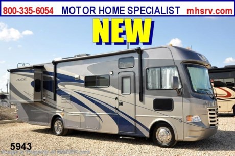 &lt;a href=&quot;http://www.mhsrv.com/thor-motor-coach/&quot;&gt;&lt;img src=&quot;http://www.mhsrv.com/images/sold-thor.jpg&quot; width=&quot;383&quot; height=&quot;141&quot; border=&quot;0&quot; /&gt;&lt;/a&gt; Close Out Price at MHSRV .com + $2,000 Visa Gift Card with Purchase &amp; MHSRV will donate $1,000 to Cook Children&#39;s Hospital Starting Oct. 16th - Dec. 29th, 2012. Call 800-335-6054 or Visit MHSRV.com for Our Year End Close Out Price! /TX 12/10/12/   &lt;object width=&quot;400&quot; height=&quot;300&quot;&gt;&lt;param name=&quot;movie&quot; value=&quot;http://www.youtube.com/v/_D_MrYPO4yY?version=3&amp;amp;hl=en_US&quot;&gt;&lt;/param&gt;&lt;param name=&quot;allowFullScreen&quot; value=&quot;true&quot;&gt;&lt;/param&gt;&lt;param name=&quot;allowscriptaccess&quot; value=&quot;always&quot;&gt;&lt;/param&gt;&lt;embed src=&quot;http://www.youtube.com/v/_D_MrYPO4yY?version=3&amp;amp;hl=en_US&quot; type=&quot;application/x-shockwave-flash&quot; width=&quot;400&quot; height=&quot;300&quot; allowscriptaccess=&quot;always&quot; allowfullscreen=&quot;true&quot;&gt;&lt;/embed&gt;&lt;/object&gt; For the Lowest Price Please Visit MHSRV .com or Call 800-335-6054. MSRP $112,122. New 2013 Thor Motor Coach A.C.E. Model EVO 30.1 with (2) slide-out rooms. The A.C.E. is the class A &amp; C Evolution. It Combines many of the most popular features of a class A motor home and a class C motor home to make something truly unique to the RV industry. This unit measures approximately 30 feet 10 inches in length. Optional equipment includes beautiful full body paint exterior, power side mirrors with integrated side view cameras, LCD TV &amp; DVD player in master bedroom, upgraded 15.0 BTU ducted roof A/C unit, hydraulic leveling jacks, second auxiliary battery, Fantastic Fan and roof ladder. The A.C.E. also features a large LCD TV, drop down overhead bunk, a mud-room, a Ford Triton V-10 engine and much more. FOR ADDITIONAL INFORMATION, VIDEO, MSRP, BROCHURE, PHOTOS &amp; MORE PLEASE CALL 800-335-6054 or VISIT MHSRV .com