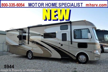 &lt;a href=&quot;http://www.mhsrv.com/thor-motor-coach/&quot;&gt;&lt;img src=&quot;http://www.mhsrv.com/images/sold-thor.jpg&quot; width=&quot;383&quot; height=&quot;141&quot; border=&quot;0&quot; /&gt;&lt;/a&gt; Receive a $1,000 VISA Gift Card /TX 2/2/13/ + MHSRV Camper&#39;s Pkg. that includes a 32 inch LCD TV with Built in DVD Player, a Sony Play Station 3 with Blu-Ray capability, a GPS Navigation System, (4) Collapsible Chairs, a Large Collapsible Table, a Rolling Igloo Cooler, an Electric Grill and a Complete Grillers Utensil Set with purchase of this unit. Offer valid Jan. 2nd and ends Mar. 30th 2013. &lt;object width=&quot;400&quot; height=&quot;300&quot;&gt;&lt;param name=&quot;movie&quot; value=&quot;http://www.youtube.com/v/_D_MrYPO4yY?version=3&amp;amp;hl=en_US&quot;&gt;&lt;/param&gt;&lt;param name=&quot;allowFullScreen&quot; value=&quot;true&quot;&gt;&lt;/param&gt;&lt;param name=&quot;allowscriptaccess&quot; value=&quot;always&quot;&gt;&lt;/param&gt;&lt;embed src=&quot;http://www.youtube.com/v/_D_MrYPO4yY?version=3&amp;amp;hl=en_US&quot; type=&quot;application/x-shockwave-flash&quot; width=&quot;400&quot; height=&quot;300&quot; allowscriptaccess=&quot;always&quot; allowfullscreen=&quot;true&quot;&gt;&lt;/embed&gt;&lt;/object&gt; For the Lowest Price Please Visit MHSRV .com or Call 800-335-6054. MSRP $112,122. New 2013 Thor Motor Coach A.C.E. Model EVO 30.1 with (2) slide-out rooms. The A.C.E. is the class A &amp; C Evolution. It Combines many of the most popular features of a class A motor home and a class C motor home to make something truly unique to the RV industry. This unit measures approximately 30 feet 1 inches in length. Optional equipment includes beautiful full body paint exterior, power side mirrors with integrated side view cameras, LCD TV &amp; DVD player in master bedroom, upgraded 15.0 BTU ducted roof A/C unit, hydraulic leveling jacks, second auxiliary battery, Fantastic Fan and roof ladder. The A.C.E. also features a large LCD TV, drop down overhead bunk, a mud-room, a Ford Triton V-10 engine and much more. FOR ADDITIONAL INFORMATION, VIDEO, MSRP, BROCHURE, PHOTOS &amp; MORE PLEASE CALL 800-335-6054 or VISIT MHSRV .com At Motor Home Specialist we DO NOT charge any prep or orientation fees like you will find at other dealerships. All sale prices include a 200 point inspection, wash/wax &amp; prep of vehicle, a thorough coach orientation with an MHS technician, an RV Starter&#39;s kit, a nights stay in our delivery park featuring landscaped and covered pads with full hook-ups and much more! Read From Thousands of Testimonials at MHSRV .com and See What They Had to Say About Their Experience at Motor Home Specialist. WHY PAY MORE?...... WHY SETTLE FOR LESS?  