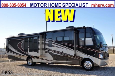 &lt;a href=&quot;http://www.mhsrv.com/thor-motor-coach/&quot;&gt;&lt;img src=&quot;http://www.mhsrv.com/images/sold-thor.jpg&quot; width=&quot;383&quot; height=&quot;141&quot; border=&quot;0&quot; /&gt;&lt;/a&gt; Close Out Price at MHSRV .com + $2,000 Visa Gift Card with Purchase &amp; MHSRV will donate $1,000 to Cook Children&#39;s Hospital Starting Oct. 16th - Dec. 29th, 2012. Call 800-335-6054 or Visit MHSRV.com for Our Year End Close Out Price! /WA 12/6/12/ &lt;object width=&quot;400&quot; height=&quot;300&quot;&gt;&lt;param name=&quot;movie&quot; value=&quot;http://www.youtube.com/v/_D_MrYPO4yY?version=3&amp;amp;hl=en_US&quot;&gt;&lt;/param&gt;&lt;param name=&quot;allowFullScreen&quot; value=&quot;true&quot;&gt;&lt;/param&gt;&lt;param name=&quot;allowscriptaccess&quot; value=&quot;always&quot;&gt;&lt;/param&gt;&lt;embed src=&quot;http://www.youtube.com/v/_D_MrYPO4yY?version=3&amp;amp;hl=en_US&quot; type=&quot;application/x-shockwave-flash&quot; width=&quot;400&quot; height=&quot;300&quot; allowscriptaccess=&quot;always&quot; allowfullscreen=&quot;true&quot;&gt;&lt;/embed&gt;&lt;/object&gt; #1 THOR MOTOR COACH DEALER IN AMERICA! For the Lowest Price Please Visit MHSRV .com or Call 800-335-6054. MSRP $158,583. New 2013 Thor Motor Coach Challenger. Model 37KT. This luxury RV measures approximately 37 feet 10 inches in length and features (3) slide-out rooms. The all new KT floor plan is highlighted by the Beautiful fireplace in the living room and a Large LCD TV. Optional equipment includes Vintage Maple wood package, Cherry Pearl Full Body Paint exterior, 3 burner range with oven, exterior entertainment package, 600 Watt inverter, 2 folding chairs and dual pane windows . The 2013 TMC Challenger also features one of the most impressive lists of standard equipment in the RV industry including a Ford Triton V-10 engine, 5-speed automatic transmission, 22-Series ford chassis with aluminum wheels, fully automatic hydraulic leveling system, electric patio awning, side hinged baggage doors, iPod docking station, DVD, LCD TVs, day/night shades, Corian kitchen counter, dual roof A/C units, 5500 Onan Marquis Gold generator, gas/electric water heater, heated and enclosed holding tanks and much more. CALL MOTOR HOME SPECIALIST at 800-335-6054 or Visit MHSRV .com FOR ADDITONAL PHOTOS, DETAILS, BROCHURE, WINDOW STICKER, VIDEOS &amp; MORE.