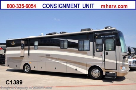 &lt;a href=&quot;http://www.mhsrv.com/fleetwood-rvs/&quot;&gt;&lt;img src=&quot;http://www.mhsrv.com/images/sold-fleetwood.jpg&quot; width=&quot;383&quot; height=&quot;141&quot; border=&quot;0&quot; /&gt;&lt;/a&gt; **Consignment** Used Fleetwood RV /OK 3/2/13/ - 2007 Fleetwood Bounder (38V) with full wall slide and only 22,001 miles. This RV is approximately 38&#39; in length with a 300HP Caterpillar diesel engine, 6 speed automatic transmission, freightliner chassis, 7.5KW Onan diesel generator, power patio and door awnings, slide-out room toppers, 10K lb. hitch, automatic hydraulic leveling system,  Xantrax inverter, exterior entertainment system, dual ducted roof A/Cs and 2 LCD TVs. For complete details visit Motor Home Specialist at MHSRV .com or 800-335-6054.