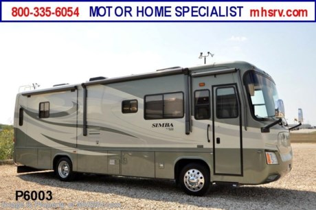 &lt;a href=&quot;http://www.mhsrv.com/other-rvs-for-sale/safari-rvs/&quot;&gt;&lt;img src=&quot;http://www.mhsrv.com/images/sold_safari.jpg&quot; width=&quot;383&quot; height=&quot;141&quot; border=&quot;0&quot; /&gt;&lt;/a&gt;

&lt;object width=&quot;400&quot; height=&quot;300&quot;&gt;&lt;param name=&quot;movie&quot; value=&quot;http://www.youtube.com/v/fBpsq4hH-Ws?version=3&amp;amp;hl=en_US&quot;&gt;&lt;/param&gt;&lt;param name=&quot;allowFullScreen&quot; value=&quot;true&quot;&gt;&lt;/param&gt;&lt;param name=&quot;allowscriptaccess&quot; value=&quot;always&quot;&gt;&lt;/param&gt;&lt;embed src=&quot;http://www.youtube.com/v/fBpsq4hH-Ws?version=3&amp;amp;hl=en_US&quot; type=&quot;application/x-shockwave-flash&quot; width=&quot;400&quot; height=&quot;300&quot; allowscriptaccess=&quot;always&quot; allowfullscreen=&quot;true&quot;&gt;&lt;/embed&gt;&lt;/object&gt; Used Safari RV /OK 9/3/12/ 2008 Safari Simba (35SBD) with 2 slides and 24,825 miles. This RV is approximately  35&#39; in length with a 330 HP Caterpillar diesel engine, 6 speed automatic transmission, Roadmaster raised rail chassis, 8KW Onan diesel engine with 39 HRS, power patio awning, slide-out room toppers, electric/gas water heater, 50Amp service, 10K lb. hitch, automatic hydraulic leveling system, 3 camera monitoring system, Magnum inverter, solid surface counters, tile floors, dual ducted roof A/Cs &amp; 2 LCD TVs. For complete details visit Motor Home Specialist at MHSRV .com or 800-335-6054.