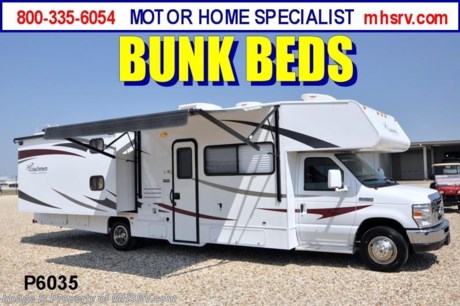 &lt;a href=&quot;http://www.mhsrv.com/coachmen-rv/&quot;&gt;&lt;img src=&quot;http://www.mhsrv.com/images/sold-coachmen.jpg&quot; width=&quot;383&quot; height=&quot;141&quot; border=&quot;0&quot; /&gt;&lt;/a&gt; Used Coachmen RV /OK 9/12/12/ Coachmen Freelander (32BH) bunk house RV with 2 slides and only 4,463  miles. This RV is approximately32&#39; in length with a 6.8L Ford engine, Ford 450 chassis, 4KW Onan gas generator, 5k hitch, back-up camera, power window and locks, power patio awning, slide-out room topper, Ride-Rite air assist, 4 Maxi vents, ducted roof A/C and 4 LCD TVs. For complete details visit Motor Home Specialist at MHSRV .com or 800-335-6054.