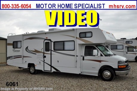 &lt;a href=&quot;http://www.mhsrv.com/coachmen-rv/&quot;&gt;&lt;img src=&quot;http://www.mhsrv.com/images/sold-coachmen.jpg&quot; width=&quot;383&quot; height=&quot;141&quot; border=&quot;0&quot; /&gt;&lt;/a&gt; YEAR END CLOSE OUT! Best Prices of the Year + $2,000 Visa Gift Card with Purchase &amp; MHSRV will donate $1,000 to Cook Children&#39;s Hospital Starting Oct. 16th - Dec. 29th, 2012. Call 800-335-6054 or Visit MHSRV.com for Our Year End Close Out Price! /TX 11/14/12/ &lt;object width=&quot;400&quot; height=&quot;300&quot;&gt;&lt;param name=&quot;movie&quot; value=&quot;http://www.youtube.com/v/RqNmQzNdFZ8?version=3&amp;amp;hl=en_US&quot;&gt;&lt;/param&gt;&lt;param name=&quot;allowFullScreen&quot; value=&quot;true&quot;&gt;&lt;/param&gt;&lt;param name=&quot;allowscriptaccess&quot; value=&quot;always&quot;&gt;&lt;/param&gt;&lt;embed src=&quot;http://www.youtube.com/v/RqNmQzNdFZ8?version=3&amp;amp;hl=en_US&quot; type=&quot;application/x-shockwave-flash&quot; width=&quot;400&quot; height=&quot;300&quot; allowscriptaccess=&quot;always&quot; allowfullscreen=&quot;true&quot;&gt;&lt;/embed&gt;&lt;/object&gt;MSRP $74,884. New 2013 Coachmen Freelander Model 28QB. This Class C RV measures approximately 30 feet 9 inches in length and features a tremendous amount of living &amp; storage area. Options include a back-up camera with stereo, stainless steel wheel inserts, large LCD TV w/DVD player, rear ladder, Travel easy Roadside Assistance, child safety net &amp; ladder, heated tank pads and the beautiful Brazilian Cherry wood package. The Coachmen Freelander RV also features a Chevy 4500 series chassis, 6.0L Vortec V-8, 6-speed automatic transmission, 57 gallon fuel tank, the Azdel SuperLite composite sidewalls and more. Motor Home Specialist is the #1 VOLUME SELLING DEALER IN THE WORLD with 1 LOCATION! Call Motor Home Specialist at 800-335-6054 or Visit MHSRV .com - for Additional Photos, Details, Factory Window Sticker, Brochure, Videos &amp; More!