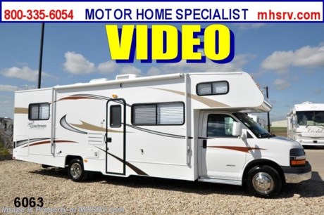 &lt;a href=&quot;http://www.mhsrv.com/coachmen-rv/&quot;&gt;&lt;img src=&quot;http://www.mhsrv.com/images/sold-coachmen.jpg&quot; width=&quot;383&quot; height=&quot;141&quot; border=&quot;0&quot; /&gt;&lt;/a&gt; Close Out Price at MHSRV .com + $2,000 Visa Gift Card with Purchase &amp; MHSRV will donate $1,000 to Cook Children&#39;s Hospital Starting Oct. 16th - Dec. 29th, 2012. Call 800-335-6054 or Visit MHSRV.com for Our Year End Close Out Price! /TN 12/8/12/  &lt;object width=&quot;400&quot; height=&quot;300&quot;&gt;&lt;param name=&quot;movie&quot; value=&quot;http://www.youtube.com/v/RqNmQzNdFZ8?version=3&amp;amp;hl=en_US&quot;&gt;&lt;/param&gt;&lt;param name=&quot;allowFullScreen&quot; value=&quot;true&quot;&gt;&lt;/param&gt;&lt;param name=&quot;allowscriptaccess&quot; value=&quot;always&quot;&gt;&lt;/param&gt;&lt;embed src=&quot;http://www.youtube.com/v/RqNmQzNdFZ8?version=3&amp;amp;hl=en_US&quot; type=&quot;application/x-shockwave-flash&quot; width=&quot;400&quot; height=&quot;300&quot; allowscriptaccess=&quot;always&quot; allowfullscreen=&quot;true&quot;&gt;&lt;/embed&gt;&lt;/object&gt;MSRP $74,884. New 2013 Coachmen Freelander Model 28QB. This Class C RV measures approximately 30 feet 9 inches in length and features a tremendous amount of living &amp; storage area. Options include a back-up camera with stereo, stainless steel wheel inserts, large LCD TV w/DVD player, rear ladder, Travel easy Roadside Assistance, child safety net &amp; ladder, heated tank pads and the beautiful Brazilian Cherry wood package. The Coachmen Freelander RV also features a Chevy 4500 series chassis, 6.0L Vortec V-8, 6-speed automatic transmission, 57 gallon fuel tank, the Azdel SuperLite composite sidewalls and more. Motor Home Specialist is the #1 VOLUME SELLING DEALER IN THE WORLD with 1 LOCATION! Call Motor Home Specialist at 800-335-6054 or Visit MHSRV .com - for Additional Photos, Details, Factory Window Sticker, Brochure, Videos &amp; More!