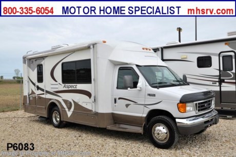 &lt;a href=&quot;http://www.mhsrv.com/winnebago-rvs/&quot;&gt;&lt;img src=&quot;http://www.mhsrv.com/images/sold-winnebago.jpg&quot; width=&quot;383&quot; height=&quot;141&quot; border=&quot;0&quot; /&gt;&lt;/a&gt; Used Winnebago RV /TX 11/14/12/ 2005 Winnebago Aspect (23D) with slide and 45,255 miles. This RV is approximately 23&#39; in length with a 6.8L Ford engine, 5 speed Ford transmission, Ford 350 chassis, 4KW Onan gas generator, Ride-Rite air assist, 5K lb. hitch, back up camera, exterior entertainment system, all in 1 bath, ducted roof A/C, electric heat and TV with CD/DVD player. For complete details visit Motor Home Specialist at MHSRV .com or 800-335-6054.