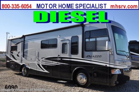 &lt;a href=&quot;http://www.mhsrv.com/thor-motor-coach/&quot;&gt;&lt;img src=&quot;http://www.mhsrv.com/images/sold-thor.jpg&quot; width=&quot;383&quot; height=&quot;141&quot; border=&quot;0&quot; /&gt;&lt;/a&gt; EMERGENCY 911 Inventory Reduction Sale Unit! /TX 5/27/13/ DRASTICALLY REDUCED to Make Room for Over 500 New 2014 Models on Order! Don&#39;t hesitate! When it&#39;s gone.......it&#39;s GONE!  PLUS!!! $2,000 VISA Gift Card with Purchase of this unit. Offer Ends June 29th, 2013. &lt;object width=&quot;400&quot; height=&quot;300&quot;&gt;&lt;param name=&quot;movie&quot; value=&quot;http://www.youtube.com/v/_D_MrYPO4yY?version=3&amp;amp;hl=en_US&quot;&gt;&lt;/param&gt;&lt;param name=&quot;allowFullScreen&quot; value=&quot;true&quot;&gt;&lt;/param&gt;&lt;param name=&quot;allowscriptaccess&quot; value=&quot;always&quot;&gt;&lt;/param&gt;&lt;embed src=&quot;http://www.youtube.com/v/_D_MrYPO4yY?version=3&amp;amp;hl=en_US&quot; type=&quot;application/x-shockwave-flash&quot; width=&quot;400&quot; height=&quot;300&quot; allowscriptaccess=&quot;always&quot; allowfullscreen=&quot;true&quot;&gt;&lt;/embed&gt;&lt;/object&gt; #1 Volume Selling Thor Motor Coach Dealer in the World. MSRP $200,897. All New 2013 Thor Motor Coach Palazzo Diesel Pusher. Model 33.2. This Diesel Pusher RV features (2) slide-out rooms including a driver&#39;s side full wall slide, booth dinette with LCD TV and optional stack washer/dryer set. Optional equipment includes a Olympic Cherry wood package, Silver Leaf full body paint exterior, Granite Hill interior decor, exterior LCD TV, invisible front paint protection, overhead bunk &amp; stackable washer/dryer. The 2013 Palazzo also features a 300 HP Cummins diesel engine with 660 lbs. of torque, Freightliner XC chassis, 6000 Onan diesel generator with AGS, power driver&#39;s seat, inverter, LCD TV/DVD, residential refrigerator, solid surface countertops, (2) ducted roof A/C units, 3-camera monitoring system, one piece windshield, fiberglass storage compartments, fully automatic hydraulic leveling system, automatic entry step, electric patio awning and much more. CALL MOTOR HOME SPECIALIST at 800-335-6054 or Visit MHSRV .com FOR ADDITONAL PHOTOS, DETAILS, BROCHURE, FACTORY WINDOW STICKER, VIDEOS &amp; MORE. At Motor Home Specialist we DO NOT charge any prep or orientation fees like you will find at other dealerships. All sale prices include a 200 point inspection, interior &amp; exterior wash &amp; detail of vehicle, a thorough coach orientation with an MHS technician, an RV Starter&#39;s kit, a nights stay in our delivery park featuring landscaped and covered pads with full hook-ups and much more! Read From Thousands of Testimonials at MHSRV .com and See What They Had to Say About Their Experience at Motor Home Specialist. WHY PAY MORE?...... WHY SETTLE FOR LESS?