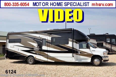 &lt;a href=&quot;http://www.mhsrv.com/thor-motor-coach/&quot;&gt;&lt;img src=&quot;http://www.mhsrv.com/images/sold-thor.jpg&quot; width=&quot;383&quot; height=&quot;141&quot; border=&quot;0&quot; /&gt;&lt;/a&gt; Receive a $1,000 VISA Gift Card /TX 3/21/13/ + MHSRV Camper&#39;s Pkg. that includes a 32 inch LCD TV with Built in DVD Player, a Sony Play Station 3 with Blu-Ray capability, a GPS Navigation System, (4) Collapsible Chairs, a Large Collapsible Table, a Rolling Igloo Cooler, an Electric Grill and a Complete Grillers Utensil Set with purchase of this unit. Offer valid Jan. 2nd and ends Mar. 30th 2013.  &lt;object width=&quot;400&quot; height=&quot;300&quot;&gt;&lt;param name=&quot;movie&quot; value=&quot;http://www.youtube.com/v/OudfWlO2FVI?hl=en_US&amp;amp;version=3&quot;&gt;&lt;/param&gt;&lt;param name=&quot;allowFullScreen&quot; value=&quot;true&quot;&gt;&lt;/param&gt;&lt;param name=&quot;allowscriptaccess&quot; value=&quot;always&quot;&gt;&lt;/param&gt;&lt;embed src=&quot;http://www.youtube.com/v/OudfWlO2FVI?hl=en_US&amp;amp;version=3&quot; type=&quot;application/x-shockwave-flash&quot; width=&quot;400&quot; height=&quot;300&quot; allowscriptaccess=&quot;always&quot; allowfullscreen=&quot;true&quot;&gt;&lt;/embed&gt;&lt;/object&gt;  MSRP $115,796. New 2013 Four Winds Siesta B+ RV Model 29TB. This RV measures approximately 31&#39; 7&quot; in length with Ford E-450 chassis &amp; Ford Triton V-10 engine. Optional equipment includes the Shady Canyon full body paint exterior, Contemporary Cherry cabinetry, Autumn Leaf interior, Side Vision camera system, Fantastic Fan, 15.0 BTU ducted roof A/C unit, hydraulic leveling jacks and second auxiliary battery. For complete details visit Motor Home Specialist at MHSRV .com or 800-335-6054. At Motor Home Specialist we DO NOT charge any prep or orientation fees like you will find at other dealerships. All sale prices include a 200 point inspection, interior &amp; exterior wash &amp; detail of vehicle, a thorough coach orientation with an MHS technician, an RV Starter&#39;s kit, a nights stay in our delivery park featuring landscaped and covered pads with full hook-ups and much more! Read From Thousands of Testimonials at MHSRV .com and See What They Had to Say About Their Experience at Motor Home Specialist. WHY PAY MORE?...... WHY SETTLE FOR LESS?