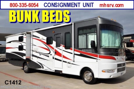 &lt;a href=&quot;http://www.mhsrv.com/monaco-rv/&quot;&gt;&lt;img src=&quot;http://www.mhsrv.com/images/sold-monaco.jpg&quot; width=&quot;383&quot; height=&quot;141&quot; border=&quot;0&quot; /&gt;&lt;/a&gt; **Consignment** Used RV /KS 5/27/13/ 2010 Monaco Riptide (34SBD) with 2 slides and 13,381 miles. This bunk RV is approximately33&#39; in length with a Ford V10 gas engine, Ford transmission, Ford chassis, 5.5KW Onan gas generator, patio awning, slide-out room toppers, electric/gas water heater, pass-thru storage, 5K lb. hitch, hydraulic leveling system, back up camera, exterior entertainment system, bunk beds with LCD monitors that have built in DVD players, dual ducted roof A/Cs and 2 HD TVs. For complete details visit Motor Home Specialist at MHSRV .com or 800-335-6054.