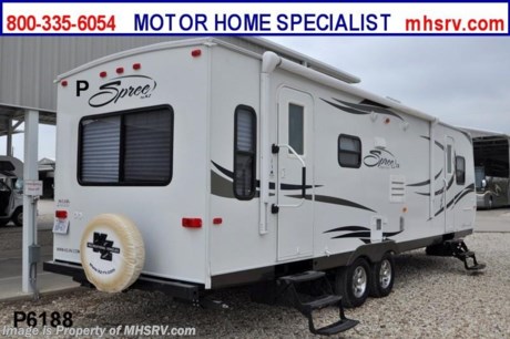 &lt;a href=&quot;http://www.mhsrv.com/travel-trailers/&quot;&gt;&lt;img src=&quot;http://www.mhsrv.com/images/sold-traveltrailer.jpg&quot; width=&quot;383&quot; height=&quot;141&quot; border=&quot;0&quot; /&gt;&lt;/a&gt; Used KZ RV /AZ 11/17/12/ 2012 KZ Spree(M323CSS) is approximately 29&#39; in length with 2 slides, electric/gas water heater, power patio awning, pass-thru storage, aluminum wheels, all in 1 bath, queen sized bed, ducted roof A/C system and HD TV with CD/DVD player. For complete details visit Motor Home Specialist at MHSRV .com or 800-335-6054.