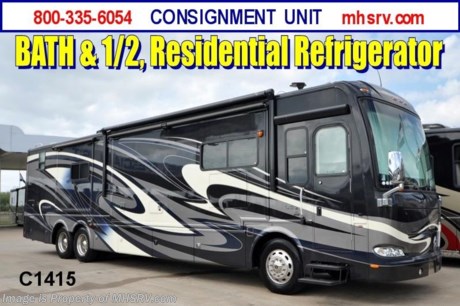 PICKED UP 12/18/2013 **Consignment** Used Thor Motor Coach RV for Sale- 2011 Thor Tuscany (42RQ) with 4 slides and 11,446 miles. This bath &amp; 1/2 RV is approximately 42&#39; in length with a powerful 450HP Cummins diesel engine, Allison 6 speed automatic transmission, Freightliner raised rail chassis with tag axle, 8 KW Onan diesel generator with 556 hours, power patio and door awnings, slide-out room toppers, electric/gas water heater, pass-thru storage, 10K lb. hitch, automatic hydraulic leveling system, 3 camera monitoring system, exterior entertainment system, Magnum inverter, ceramic tile floors, solid surface counters, king sized pillow top mattress, 3 ducted roof A/Cs with heat pumps and 2 HD TVs with CD/DVD players. For complete details visit Motor Home Specialist at MHSRV .com or 800-335-6054.
