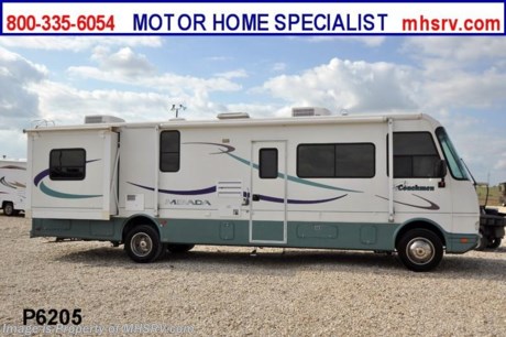 &lt;a href=&quot;http://www.mhsrv.com/coachmen-rv/&quot;&gt;&lt;img src=&quot;http://www.mhsrv.com/images/sold-coachmen.jpg&quot; width=&quot;383&quot; height=&quot;141&quot; border=&quot;0&quot; /&gt;&lt;/a&gt; Used Coachmen RV /TX 1/8/13/ - 2001 Coachmen Mirada (32DS) with 2 slides and only 15,329 miles. This RV is approximately 33&#39; in length with a Ford V10 engine, Ford chassis, Onan generator, patio awning, slide-out room toppers, Ride-Rite Air Assist, tank heater, power leveling system, work station in bedroom, 4K lb. hitch, dual ducted roof A/Cs and a HD TV with DVD player. For complete details visit Motor Home Specialist at MHSRV .com or 800-335-6054.