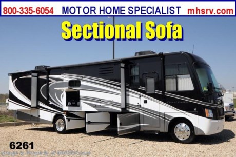 &lt;a href=&quot;http://www.mhsrv.com/thor-motor-coach/&quot;&gt;&lt;img src=&quot;http://www.mhsrv.com/images/sold-thor.jpg&quot; width=&quot;383&quot; height=&quot;141&quot; border=&quot;0&quot; /&gt;&lt;/a&gt; $2,000 VISA Gift Card with Purchase. Offer Ends April, 30th. 2013. /TX 4/28/13/ - &lt;object width=&quot;400&quot; height=&quot;300&quot;&gt;&lt;param name=&quot;movie&quot; value=&quot;http://www.youtube.com/v/_D_MrYPO4yY?version=3&amp;amp;hl=en_US&quot;&gt;&lt;/param&gt;&lt;param name=&quot;allowFullScreen&quot; value=&quot;true&quot;&gt;&lt;/param&gt;&lt;param name=&quot;allowscriptaccess&quot; value=&quot;always&quot;&gt;&lt;/param&gt;&lt;embed src=&quot;http://www.youtube.com/v/_D_MrYPO4yY?version=3&amp;amp;hl=en_US&quot; type=&quot;application/x-shockwave-flash&quot; width=&quot;400&quot; height=&quot;300&quot; allowscriptaccess=&quot;always&quot; allowfullscreen=&quot;true&quot;&gt;&lt;/embed&gt;&lt;/object&gt; #1 THOR MOTOR COACH DEALER IN AMERICA! MSRP $155,883. New 2013 Thor Motor Coach Challenger. Model 37DT. This luxury RV measures approximately 37 feet 10 inches in length and features (3) slide-out rooms. The all new DT floor plan is highlighted by the extendable L-Shaped sofa &amp; fireplace in the living room, the U-shaped booth dinette and the large double lavy bathroom. Optional equipment includes a Vintage Maple wood package, Silver Medallion full body paint exterior, side-by-side refrigerator, 3-burner range with oven, exterior entertainment system, 1800-watt inverter and dual pane windows. The 2013 TMC Challenger also features one of the most impressive lists of standard equipment in the RV industry including a Ford Triton V-10 engine, 5-speed automatic transmission, 22-Series ford chassis with aluminum wheels, fully automatic hydraulic leveling system, electric patio awning, side hinged baggage doors, iPod docking station, DVD, LCD TVs, day/night shades, Corian kitchen counter, dual roof A/C units, 5500 Onan Marquis Gold generator, gas/electric water heater, heated and enclosed holding tanks and much more. CALL MOTOR HOME SPECIALIST at 800-335-6054 or Visit MHSRV .com FOR ADDITONAL PHOTOS, DETAILS, BROCHURE, WINDOW STICKER, VIDEOS &amp; MORE. At Motor Home Specialist we DO NOT charge any prep or orientation fees like you will find at other dealerships. All sale prices include a 200 point inspection, interior &amp; exterior wash &amp; detail of vehicle, a thorough coach orientation with an MHS technician, an RV Starter&#39;s kit, a nights stay in our delivery park featuring landscaped and covered pads with full hook-ups and much more! Read From Thousands of Testimonials at MHSRV .com and See What They Had to Say About Their Experience at Motor Home Specialist. WHY PAY MORE?...... WHY SETTLE FOR LESS?