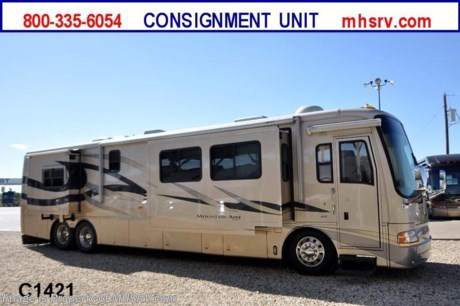 &lt;a href=&quot;http://www.mhsrv.com/newmar-rv/&quot;&gt;&lt;img src=&quot;http://www.mhsrv.com/images/sold-newmar.jpg&quot; width=&quot;383&quot; height=&quot;141&quot; border=&quot;0&quot; /&gt;&lt;/a&gt; **Consignment** Used Newmar RV /TX 12/15/12/ - 2004 Newmar Mountain Aire with 4 slides and 34,825 miles. This RV is approximately 41&#39; in length with a 400HP Cummins diesel engine with side radiator, Allison 6 speed automatic transmission, raised rail Spartan chassis with independent front suspension and tag axle, 7.5KW Onan diesel generator with AGS, power patio and door awnings, window awnings, slide-out room toppers, Hydro-Hot water heater, bay heater, 50 Amp power cord reel, pass-thru storage, exterior freezer, 2 half length slide out cargo trays, spring auto retract water hose reel, solar panel, 10K lb. hitch, automatic hydraulic leveling system, Xantrax inverter, ceramic tile floors, solid surface counters, washer/dryer combo, king sized bed, dual ducted A/Cs with heat pumps and 2 TVs. For complete details visit Motor Home Specialist at MHSRV .com or 800-335-6054.
