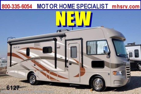 &lt;a href=&quot;http://www.mhsrv.com/thor-motor-coach/&quot;&gt;&lt;img src=&quot;http://www.mhsrv.com/images/sold-thor.jpg&quot; width=&quot;383&quot; height=&quot;141&quot; border=&quot;0&quot; /&gt;&lt;/a&gt; Close Out Price at MHSRV .com + $2,000 Visa Gift Card with Purchase &amp; MHSRV will donate $1,000 to Cook Children&#39;s Hospital Starting Oct. 16th - Dec. 29th, 2012. Call 800-335-6054 or Visit MHSRV.com for Our Year End Close Out Price! /TX 12/10/12/  &lt;object width=&quot;400&quot; height=&quot;300&quot;&gt;&lt;param name=&quot;movie&quot; value=&quot;http://www.youtube.com/v/fBpsq4hH-Ws?version=3&amp;amp;hl=en_US&quot;&gt;&lt;/param&gt;&lt;param name=&quot;allowFullScreen&quot; value=&quot;true&quot;&gt;&lt;/param&gt;&lt;param name=&quot;allowscriptaccess&quot; value=&quot;always&quot;&gt;&lt;/param&gt;&lt;embed src=&quot;http://www.youtube.com/v/fBpsq4hH-Ws?version=3&amp;amp;hl=en_US&quot; type=&quot;application/x-shockwave-flash&quot; width=&quot;400&quot; height=&quot;300&quot; allowscriptaccess=&quot;always&quot; allowfullscreen=&quot;true&quot;&gt;&lt;/embed&gt;&lt;/object&gt; For the Lowest Price Please Visit MHSRV .com or Call 800-335-6054. MSRP $99,012. New 2013 Thor Motor Coach A.C.E. Model 27.1 features a huge slide-out room and King Sized bed. The A.C.E. is the class A &amp; C Evolution. It Combines many of the most popular features of a class A motor home and a class C motor home to make something truly unique to the RV industry. This unit measures approximately 28 feet 7 inches in length. Optional equipment includes beautiful Lucky Penny HD-Max exterior, power side mirrors with integrated side view cameras, LCD TV &amp; DVD player in master bedroom, upgraded 15.0 BTU ducted roof A/C unit, hydraulic leveling jacks, second auxiliary battery, Fantastic Fan and roof ladder. The A.C.E. also features a LCD TV, drop down overhead bunk, a mud-room, a Ford Triton V-10 engine and much more. FOR ADDITIONAL INFORMATION, VIDEO, MSRP, BROCHURE, PHOTOS &amp; MORE PLEASE CALL 800-335-6054 or VISIT MHSRV .com
