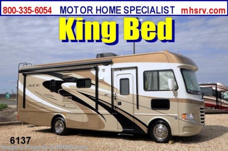 &lt;a href=&quot;http://www.mhsrv.com/thor-motor-coach/&quot;&gt;&lt;img src=&quot;http://www.mhsrv.com/images/sold-thor.jpg&quot; width=&quot;383&quot; height=&quot;141&quot; border=&quot;0&quot; /&gt;&lt;/a&gt; Receive a $1,000 VISA Gift Card /TX 3/29/13/ + MHSRV Camper&#39;s Pkg. that includes a 32 inch LCD TV with Built in DVD Player, a Sony Play Station 3 with Blu-Ray capability, a GPS Navigation System, (4) Collapsible Chairs, a Large Collapsible Table, a Rolling Igloo Cooler, an Electric Grill and a Complete Grillers Utensil Set with purchase of this unit. Offer valid Jan. 2nd and ends Mar. 30th 2013. MSRP $106,962. New 2013 Thor Motor Coach A.C.E. Model 27.1 features a huge slide-out room and King Sized bed. The A.C.E. is the class A &amp; C Evolution. It Combines many of the most popular features of a class A motor home and a class C motor home to make something truly unique to the RV industry. This unit measures approximately 28 feet 7 inches in length. Optional equipment includes beautiful Summer Breeze full body paint, power side mirrors with integrated side view cameras, LCD TV &amp; DVD player in master bedroom, upgraded 15.0 BTU ducted roof A/C unit, hydraulic leveling jacks, second auxiliary battery, Fantastic Fan and roof ladder. The A.C.E. also features a LCD TV, drop down overhead bunk, a mud-room, a Ford Triton V-10 engine and much more. FOR ADDITIONAL INFORMATION, VIDEO, MSRP, BROCHURE, PHOTOS &amp; MORE PLEASE CALL 800-335-6054 or VISIT MHSRV .com At Motor Home Specialist we DO NOT charge any prep or orientation fees like you will find at other dealerships. All sale prices include a 200 point inspection, interior &amp; exterior wash &amp; detail of vehicle, a thorough coach orientation with an MHS technician, an RV Starter&#39;s kit, a nights stay in our delivery park featuring landscaped and covered pads with full hook-ups and much more! Read From Thousands of Testimonials at MHSRV .com and See What They Had to Say About Their Experience at Motor Home Specialist. WHY PAY MORE?...... WHY SETTLE FOR LESS?