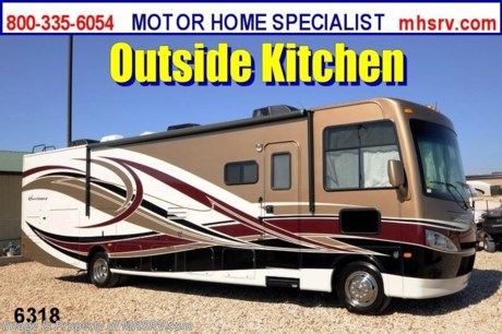 &lt;a href=&quot;http://www.mhsrv.com/thor-motor-coach/&quot;&gt;&lt;img src=&quot;http://www.mhsrv.com/images/sold-thor.jpg&quot; width=&quot;383&quot; height=&quot;141&quot; border=&quot;0&quot; /&gt;&lt;/a&gt; Receive a $1,000 VISA Gift Card /Fort Worth TX 4/4/13/ + MHSRV Camper&#39;s Pkg. that includes a 32 inch LCD TV with Built in DVD Player, a Sony Play Station 3 with Blu-Ray capability, a GPS Navigation System, (4) Collapsible Chairs, a Large Collapsible Table, a Rolling Igloo Cooler, an Electric Grill and a Complete Grillers Utensil Set with purchase of this unit. Offer valid Jan. 2nd and ends Mar. 30th 2013. &lt;object width=&quot;400&quot; height=&quot;300&quot;&gt;&lt;param name=&quot;movie&quot; value=&quot;http://www.youtube.com/v/_D_MrYPO4yY?version=3&amp;amp;hl=en_US&quot;&gt;&lt;/param&gt;&lt;param name=&quot;allowFullScreen&quot; value=&quot;true&quot;&gt;&lt;/param&gt;&lt;param name=&quot;allowscriptaccess&quot; value=&quot;always&quot;&gt;&lt;/param&gt;&lt;embed src=&quot;http://www.youtube.com/v/_D_MrYPO4yY?version=3&amp;amp;hl=en_US&quot; type=&quot;application/x-shockwave-flash&quot; width=&quot;400&quot; height=&quot;300&quot; allowscriptaccess=&quot;always&quot; allowfullscreen=&quot;true&quot;&gt;&lt;/embed&gt;&lt;/object&gt; For the Lowest Price Visit MHSRV .com or Call 800-335-6054. New 2013.5 (ALL NEW DESIGNED 2013 &amp; 1/2 MODEL) MSRP $128,840. Thor Motor Coach Hurricane 34F Model. This all new Class A motor home measures approximately 35 feet 10 inches in length &amp; features a 22,000-lb. Ford chassis, a V-10 Ford engine, a full wall slide, a king bed, a leatherette U-Shaped dinette &amp; mid-ship LCD TV with TV swivel-system. Other exciting new features on the 2013.5 Hurricane 34F include all new progressive styled front and rear caps, taller interior ceiling heights (now 82 inches), a leatherette hide-a-bed sofa, stack washer/dryer prep, automatic leveling jacks, an Onan generator, second auxiliary batteries, electric/gas water heater, rear roof air conditioner, electric entry step, 5,000 lb. hitch and much more. Optional equipment includes the Vintage Maple wood package, Brick Fresco full body paint exterior, bedroom LCD TV, solid surface kitchen counter, electric drop down over head bunk above captain&#39;s chairs, heated holding tank pads, Fantastic Fan in kitchen area, valve stem extenders, exterior entertainment center with large LCD TV, 6 way power driver seat, heated power mirrors with integrated side view cameras and a exterior kitchen that includes a 600 watt inverter, refrigerator, storage drawers, preparation counter with sink and a portable gas grill. FOR INTERNET SALE PRICE, ADDITIONAL DETAILS, VIDEOS &amp; MORE PLEASE VISIT MOTOR HOME SPECIALIST at MHSRV .com or Call 800-335-6054. At Motor Home Specialist we DO NOT charge any prep or orientation fees like you will find at other dealerships. All sale prices include a 200 point inspection, interior &amp; exterior wash &amp; detail of vehicle, a thorough coach orientation with an MHS technician, an RV Starter&#39;s kit, a nights stay in our delivery park featuring landscaped and covered pads with full hook-ups and much more! Read From Thousands of Testimonials at MHSRV .com and See What They Had to Say About Their Experience at Motor Home Specialist. WHY PAY MORE?...... WHY SETTLE FOR LESS?