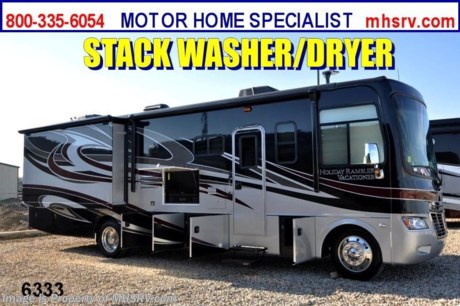 &lt;a href=&quot;http://www.mhsrv.com/holiday-rambler-rv/&quot;&gt;&lt;img src=&quot;http://www.mhsrv.com/images/sold-holidayrambler.jpg&quot; width=&quot;383&quot; height=&quot;141&quot; border=&quot;0&quot; /&gt;&lt;/a&gt; EMERGENCY 911 Inventory Reduction Sale Unit! /TX 6/17/13/ DRASTICALLY REDUCED to Make Room for Over 500 New 2014 Models on Order! Don&#39;t hesitate! When it&#39;s gone.......it&#39;s GONE! PLUS!!! Receive a $2,000 VISA Gift Card with Purchase of this unit. Offer Ends June 29th, 2013. MSRP $149,810. New 2013 Holiday Rambler Vacationer Model 34SBD. This Class A motor home measures approximately 35 ft. 5in. length featuring (2) slide-out rooms, powerful Ford Triton V-10 engine with 362 HP, Ford 22 series chassis with aluminum wheels, a peaked 1-piece fiberglass roof, automatic hydraulic leveling jacks and a large LCD TV. Options include a beautiful full body exterior paint, Fulton Cherry Glazed Cabinetry, 6 way power pilot seat, GPS navigation system, 4 door refrigerator with ice maker, 3 burner cook top, exterior entertainment center, stacked washer/dryer, raised panel refer door, upgraded bedroom mattress, booth ensemble, 600 Watt inverter, energy management system and dual A/Cs with heat pumps. Motor Home Specialist is the #1 VOLUME SELLING DEALER IN THE WORLD with 1 LOCATION! We are family owned &amp; operated and the sell OVER 33% of all new motor homes sold in Texas! CALL 800-335-6054 or VISIT MHSRV .com FOR ADDITONAL PHOTOS, DETAILS, BROCHURE AND VIDEOS.At Motor Home Specialist we DO NOT charge any prep or orientation fees like you will find at other dealerships. All sale prices include a 200 point inspection, interior &amp; exterior wash &amp; detail of vehicle, a thorough coach orientation with an MHS technician, an RV Starter&#39;s kit, a nights stay in our delivery park featuring landscaped and covered pads with full hook-ups and much more! Read From Thousands of Testimonials at MHSRV .com and See What They Had to Say About Their Experience at Motor Home Specialist. WHY PAY MORE?...... WHY SETTLE FOR LESS?