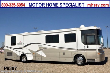 &lt;a href=&quot;http://www.mhsrv.com/winnebago-rvs/&quot;&gt;&lt;img src=&quot;http://www.mhsrv.com/images/sold-winnebago.jpg&quot; width=&quot;383&quot; height=&quot;141&quot; border=&quot;0&quot; /&gt;&lt;/a&gt; Used Winnebago RV /TX 2/23/13/ - 2001 Winnebago Ultimate Advantage (38K) with slide and 60,577 miles. This RV is approximately 37 feet long with a caterpillar engine, Allison 6 speed automatic transmission, Freightliner chassis, 7.5KW Onan diesel generator on slide, power patio awning, door awning, slide-out room topper, pass-thru storage, half length slide-out cargo tray, aluminum wheels, 5K lb. hitch, automatic hydraulic leveling system, back up camera, exterior speaker system, inverter, ceramic tile floors, solid surface counters, dual pane windows, ducted A/C system, electric heat and 2 TVs. For complete details visit Motor Home Specialist at MHSRV .com or 800-335-6054.