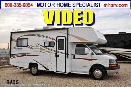 &lt;a href=&quot;http://www.mhsrv.com/coachmen-rv/&quot;&gt;&lt;img src=&quot;http://www.mhsrv.com/images/sold-coachmen.jpg&quot; width=&quot;383&quot; height=&quot;141&quot; border=&quot;0&quot; /&gt;&lt;/a&gt; Receive a $1,000 VISA Gift Card /AK 5/13/13/ + MHSRV Camper&#39;s Pkg. that includes a 32 inch LCD TV with Built in DVD Player, a Sony Play Station 3 with Blu-Ray capability, a GPS Navigation System, (4) Collapsible Chairs, a Large Collapsible Table, a Rolling Igloo Cooler, an Electric Grill and a Complete Grillers Utensil Set with purchase of this unit. Offer valid Jan. 2nd and ends Mar. 30th 2013. &lt;object width=&quot;400&quot; height=&quot;300&quot;&gt;&lt;param name=&quot;movie&quot; value=&quot;http://www.youtube.com/v/RqNmQzNdFZ8?version=3&amp;amp;hl=en_US&quot;&gt;&lt;/param&gt;&lt;param name=&quot;allowFullScreen&quot; value=&quot;true&quot;&gt;&lt;/param&gt;&lt;param name=&quot;allowscriptaccess&quot; value=&quot;always&quot;&gt;&lt;/param&gt;&lt;embed src=&quot;http://www.youtube.com/v/RqNmQzNdFZ8?version=3&amp;amp;hl=en_US&quot; type=&quot;application/x-shockwave-flash&quot; width=&quot;400&quot; height=&quot;300&quot; allowscriptaccess=&quot;always&quot; allowfullscreen=&quot;true&quot;&gt;&lt;/embed&gt;&lt;/object&gt;
MSRP $75,195. New 2013 Coachmen Freelander: Model 21QB: This Class C RV measures approximately 23 feet 11 inches in length and features a large U-Shaped dinette. Options include stainless steel wheel inserts, LCD TV w/DVD player, rear ladder, Travel easy Roadside Assistance, child safety net &amp; ladder, heated tanks and stainless steel wheel inserts with valve stem extenders. The Coachmen Freelander RV also features a Chevy 4500 series chassis, 6.0L Vortec V-8, 6-speed automatic transmission, 5,000 lb. hitch, high gloss fiberglass sidewalls, glass door shower, generator, large rear bed, the Azdel Super-Lite composite sidewalls and more. CALL MOTOR HOME SPECIALIST at 800-335-6054 or VISIT MHSRV .com FOR ADDITIONAL PHOTOS, DETAILS, CORPORATE VIDEOS &amp; PRODUCT VIDEO. At Motor Home Specialist we DO NOT charge any prep or orientation fees like you will find at other dealerships. All sale prices include a 200 point inspection, interior &amp; exterior wash &amp; detail of vehicle, a thorough coach orientation with an MHS technician, an RV Starter&#39;s kit, a nights stay in our delivery park featuring landscaped and covered pads with full hook-ups and much more! Read From Thousands of Testimonials at MHSRV .com and See What They Had to Say About Their Experience at Motor Home Specialist. WHY PAY MORE?...... WHY SETTLE FOR LESS?