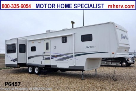 &lt;a href=&quot;http://www.mhsrv.com/5th-wheels/&quot;&gt;&lt;img src=&quot;http://www.mhsrv.com/images/sold-5thwheel.jpg&quot; width=&quot;383&quot; height=&quot;141&quot; border=&quot;0&quot; /&gt;&lt;/a&gt; Used New Vision RV /TX 1/26/13/ - 2000 New Vision Ultra (355) has 3 slides and is 36 feet in length. This RV features a patio awning, window awnings, water heater, pass-thru storage, roof ladder, AM/FM radio, sofa with queen Hide-A-Bed, free standing table, 4 dinette chairs, 2 Lazy Boy style recliners, computer desk, work station, day/night shades, ceiling fan, microwave, 3 burner range with oven, 4 door refrigerator, washer/dryer stack, glass door shower, king size bed and much more.  For complete details visit Motor Home Specialist at MHSRV .com or 800-335-6054.