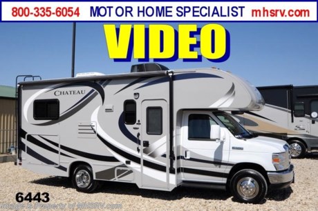 &lt;a href=&quot;http://www.mhsrv.com/thor-motor-coach/&quot;&gt;&lt;img src=&quot;http://www.mhsrv.com/images/sold-thor.jpg&quot; width=&quot;383&quot; height=&quot;141&quot; border=&quot;0&quot; /&gt;&lt;/a&gt; &lt;object width=&quot;400&quot; height=&quot;300&quot;&gt;&lt;param name=&quot;movie&quot; value=&quot;http://www.youtube.com/v/S7FvsC3Fiv4?version=3&amp;amp;hl=en_US&quot;&gt;&lt;/param&gt;&lt;param name=&quot;allowFullScreen&quot; value=&quot;true&quot;&gt;&lt;/param&gt;&lt;param name=&quot;allowscriptaccess&quot; value=&quot;always&quot;&gt;&lt;/param&gt;&lt;embed src=&quot;http://www.youtube.com/v/S7FvsC3Fiv4?version=3&amp;amp;hl=en_US&quot; type=&quot;application/x-shockwave-flash&quot; width=&quot;400&quot; height=&quot;300&quot; allowscriptaccess=&quot;always&quot; allowfullscreen=&quot;true&quot;&gt;&lt;/embed&gt;&lt;/object&gt; MSRP $78,130. /TX 4/23/13/ - Visit MHSRV .com or Call 800-335-6054. You Won&#39;t Believe Our Everyday Sale Prices! New 2014 Thor Motor Coach Chateau Class C RV. Model 22E with Ford E-350 chassis &amp; Ford Triton V-10 engine. This unit measures approximately 23 feet 11 inches in length. Optional equipment includes Sapphire HD-Max exterior, LED TV with DVD player, wheel liners, back-up monitor, auto transfer switch &amp; heated holding tanks. The Four Winds Class C RV has an incredible list of standard features for 2014 including Mega exterior storage, power windows and locks, U-shaped dinette/sleeper with seat belts, tinted coach glass, molded front cap, double door refrigerator, skylight, roof ladder, roof A/C unit, 4000 Onan Micro Quiet generator, slick fiberglass exterior, patio awning, full extension drawer glides, bedspread &amp; pillow shams and much more. FOR ADDITIONAL INFORMATION, BROCHURE, WINDOW STICKER, PHOTOS &amp; VIDEOS PLEASE VISIT MOTOR HOME SPECIALIST AT MHSRV .com or CALL 800-335-6054. At Motor Home Specialist we DO NOT charge any prep or orientation fees like you will find at other dealerships. All sale prices include a 200 point inspection, interior &amp; exterior wash &amp; detail of vehicle, a thorough coach orientation with an MHS technician, an RV Starter&#39;s kit, a nights stay in our delivery park featuring landscaped and covered pads with full hook-ups and much more! Read From Thousands of Testimonials at MHSRV .com and See What They Had to Say About Their Experience at Motor Home Specialist. WHY PAY MORE?...... WHY SETTLE FOR LESS?