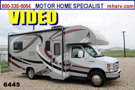 &lt;a href=&quot;http://www.mhsrv.com/thor-motor-coach/&quot;&gt;&lt;img src=&quot;http://www.mhsrv.com/images/sold-thor.jpg&quot; width=&quot;383&quot; height=&quot;141&quot; border=&quot;0&quot; /&gt;&lt;/a&gt;

&lt;object width=&quot;400&quot; height=&quot;300&quot;&gt;&lt;param name=&quot;movie&quot; value=&quot;http://www.youtube.com/v/S7FvsC3Fiv4?version=3&amp;amp;hl=en_US&quot;&gt;&lt;/param&gt;&lt;param name=&quot;allowFullScreen&quot; value=&quot;true&quot;&gt;&lt;/param&gt;&lt;param name=&quot;allowscriptaccess&quot; value=&quot;always&quot;&gt;&lt;/param&gt;&lt;embed src=&quot;http://www.youtube.com/v/S7FvsC3Fiv4?version=3&amp;amp;hl=en_US&quot; type=&quot;application/x-shockwave-flash&quot; width=&quot;400&quot; height=&quot;300&quot; allowscriptaccess=&quot;always&quot; allowfullscreen=&quot;true&quot;&gt;&lt;/embed&gt;&lt;/object&gt; MSRP $78,723. Visit MHSRV .com or Call 800-335-6054. /CO 6/4/13/ You Won&#39;t Believe Our Everyday Sale Prices! New 2014 Thor Motor Coach Chateau Class C RV. Model 22E with Ford E-350 chassis &amp; Ford Triton V-10 engine. This unit measures approximately 23 feet 11 inches in length. Optional equipment includes Scarlet HD-Max exterior, LED TV with DVD player, wheel liners, back-up monitor, auto transfer switch &amp; heated holding tanks. The Four Winds Class C RV has an incredible list of standard features for 2014 including Mega exterior storage, power windows and locks, U-shaped dinette/sleeper with seat belts, tinted coach glass, molded front cap, double door refrigerator, skylight, roof ladder, roof A/C unit, 4000 Onan Micro Quiet generator, slick fiberglass exterior, patio awning, full extension drawer glides, bedspread &amp; pillow shams and much more. FOR ADDITIONAL INFORMATION, BROCHURE, WINDOW STICKER, PHOTOS &amp; VIDEOS PLEASE VISIT MOTOR HOME SPECIALIST AT MHSRV .com or CALL 800-335-6054. At Motor Home Specialist we DO NOT charge any prep or orientation fees like you will find at other dealerships. All sale prices include a 200 point inspection, interior &amp; exterior wash &amp; detail of vehicle, a thorough coach orientation with an MHS technician, an RV Starter&#39;s kit, a nights stay in our delivery park featuring landscaped and covered pads with full hook-ups and much more! Read From Thousands of Testimonials at MHSRV .com and See What They Had to Say About Their Experience at Motor Home Specialist. WHY PAY MORE?...... WHY SETTLE FOR LESS?