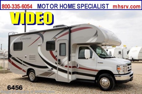 &lt;a href=&quot;http://www.mhsrv.com/thor-motor-coach/&quot;&gt;&lt;img src=&quot;http://www.mhsrv.com/images/sold-thor.jpg&quot; width=&quot;383&quot; height=&quot;141&quot; border=&quot;0&quot; /&gt;&lt;/a&gt; #1 Volume Selling Thor Motor Coach Dealer in the World. /AZ 4/9/13/ &lt;object width=&quot;400&quot; height=&quot;300&quot;&gt;&lt;param name=&quot;movie&quot; value=&quot;http://www.youtube.com/v/S7FvsC3Fiv4?version=3&amp;amp;hl=en_US&quot;&gt;&lt;/param&gt;&lt;param name=&quot;allowFullScreen&quot; value=&quot;true&quot;&gt;&lt;/param&gt;&lt;param name=&quot;allowscriptaccess&quot; value=&quot;always&quot;&gt;&lt;/param&gt;&lt;embed src=&quot;http://www.youtube.com/v/S7FvsC3Fiv4?version=3&amp;amp;hl=en_US&quot; type=&quot;application/x-shockwave-flash&quot; width=&quot;400&quot; height=&quot;300&quot; allowscriptaccess=&quot;always&quot; allowfullscreen=&quot;true&quot;&gt;&lt;/embed&gt;&lt;/object&gt;  Visit MHSRV .com or Call 800-335-6054. You Won&#39;t Believe Our Sale Prices! MSRP $87,997. New 2014 Thor Motor Coach Chateau Class C RV. Model 24C with slide-out, Ford E-350 chassis &amp; Ford Triton V-10 engine. This unit measures approximately 24 feet 11 inches in length. Optional equipment includes the all new HD-Max color exterior, cabover LED TV with DVD player, convection microwave, power vent, exterior shower, gas/electric water heater, heated holding tanks, auto transfer switch, second auxiliary battery, wheel liners, valve stem extenders, keyless entry, spare tire, electric patio awning, back-up monitor, heated remote exterior mirrors, leatherette driver &amp; passenger captain&#39;s chairs, cockpit carpet mat and wood dash applique. The Chateau Class C RV has an incredible list of standard features for 2014 including Mega exterior storage, an LCD TV, power windows and locks, U-shaped dinette/sleeper with seat belts, tinted coach glass, molded front cap, double door refrigerator, skylight, roof ladder, roof A/C unit, 4000 Onan Micro Quiet generator, slick fiberglass exterior, patio awning, full extension drawer glides, bedspread &amp; pillow shams and much more. FOR ADDITIONAL INFORMATION, BROCHURE, WINDOW STICKER, PHOTOS &amp; VIDEOS PLEASE VISIT MOTOR HOME SPECIALIST AT MHSRV .com or CALL 800-335-6054. At Motor Home Specialist we DO NOT charge any prep or orientation fees like you will find at other dealerships. All sale prices include a 200 point inspection, interior &amp; exterior wash &amp; detail of vehicle, a thorough coach orientation with an MHS technician, an RV Starter&#39;s kit, a nights stay in our delivery park featuring landscaped and covered pads with full hook-ups and much more! Read From Thousands of Testimonials at MHSRV .com and See What They Had to Say About Their Experience at Motor Home Specialist. WHY PAY MORE?...... WHY SETTLE FOR LESS?