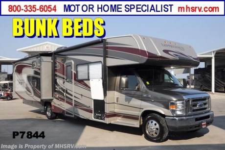 /FL 10/28/2013 &lt;a href=&quot;http://www.mhsrv.com/coachmen-rv/&quot;&gt;&lt;img src=&quot;http://www.mhsrv.com/images/sold-coachmen.jpg&quot; width=&quot;383&quot; height=&quot;141&quot; border=&quot;0&quot; /&gt;&lt;/a&gt; 2014 Coachmen Leprechaun bunk house. Model 320BHF. This Luxury Class C RV measures approximately 32 feet 6 inches in length. Options include Beautiful Full Body Paint, 2 bunk TV&#39;s with DVD players, coach TV with DVD player, exterior entertainment center, upgraded 15,000 BTU A/C with heat pump, swivel drivers seat, exterior windshield cover, dual coach batteries, electric/gas water heater, air assist suspension, aluminum rims, side view cameras, heated exterior mirrors with remote, convection microwave, spare tire, rear ladder, heated tanks, front bunk ladder &amp; child restraint system, Travel Easy Roadside Assistance and the Leprechaun XL Package which includes Upgraded Ultra Leather Sofa, 2-Tone Ultra Leather Seat Covers, Wood Grain Dash Appliqu&#233;, Cab-over Privacy Curtain (N/A with Front Entertainment Center), Gloss Black Refrigerator Insert Panels, Bathroom Medicine Cabinet with Makeup Light &amp; Mirror, Upgrade Countertops with Under-mount Composite Sink, Composite Lids for Trunk Boxes in Exterior &quot;Warehouse&quot; Storage Compartment, Molded Fiberglass Front Cap, Fiberglass Style Bezel at Top of Rear Exterior Wall, Painted Bumper, Molded Fiberglass Running Boards with Wheel Well Flair, Upgraded Kitchen Faucet &amp; Upgraded Bathroom Faucet. The Coachmen Leprechaun 320BHF RV also features one the most impressive lists of standard equipment in the RV industry including a Ford Triton V-10 engine, E-450 Super Duty chassis, power awning, slide-out awning toppers, home stereo system, LCD back-up monitor and more. 