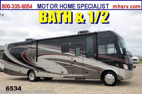 /SC 1/4/2014 &lt;a href=&quot;http://www.mhsrv.com/thor-motor-coach/&quot;&gt;&lt;img src=&quot;http://www.mhsrv.com/images/sold-thor.jpg&quot; width=&quot;383&quot; height=&quot;141&quot; border=&quot;0&quot; /&gt;&lt;/a&gt; YEAR END CLOSE-OUT! Purchase this unit anytime before Dec. 30th, 2013 and MHSRV will Donate $1,000 to Cook Children&#39;s. Complete details at MHSRV .com or 800-335-6054.  &lt;object width=&quot;400&quot; height=&quot;300&quot;&gt;&lt;param name=&quot;movie&quot; value=&quot;http://www.youtube.com/v/_D_MrYPO4yY?version=3&amp;amp;hl=en_US&quot;&gt;&lt;/param&gt;&lt;param name=&quot;allowFullScreen&quot; value=&quot;true&quot;&gt;&lt;/param&gt;&lt;param name=&quot;allowscriptaccess&quot; value=&quot;always&quot;&gt;&lt;/param&gt;&lt;embed src=&quot;http://www.youtube.com/v/_D_MrYPO4yY?version=3&amp;amp;hl=en_US&quot; type=&quot;application/x-shockwave-flash&quot; width=&quot;400&quot; height=&quot;300&quot; allowscriptaccess=&quot;always&quot; allowfullscreen=&quot;true&quot;&gt;&lt;/embed&gt;&lt;/object&gt;For the Lowest Price Call 800-335-6054 or Visit MHSRV .com #1 THOR MOTOR COACH DEALER IN AMERICA! MSRP $159,347. New 2014 Thor Motor Coach Challenger. Model 36FD. This Bath &amp; 1/2 RV measures approximately 36 feet 8 inches in length &amp; features (2) slide-out rooms including a driver&#39;s side full wall slide. Optional equipment includes a Olympic Cherry wood package, Cherry Pearl full body paint exterior, side-by-side refrigerator with black insert, electric fireplace with remote in bedroom, and dual pane windows. The 2014 Thor Motor Coach Challenger also features one of the most impressive lists of standard equipment in the RV industry including a Ford Triton V-10 engine, 5-speed automatic transmission, 22-Series ford chassis with aluminum wheels, fully automatic hydraulic leveling system, electric patio awning, side hinged baggage doors, 1800 watt inverter  iPod docking station, DVD, LCD TVs, day/night shades, Corian kitchen counter, dual roof A/C units, 5500 Onan Marquis Gold generator, gas/electric water heater, exterior entertainment center, heated and enclosed holding tanks and much more. CALL MOTOR HOME SPECIALIST at 800-335-6054 or Visit MHSRV .com FOR ADDITONAL PHOTOS, DETAILS, BROCHURE, WINDOW STICKER, VIDEOS &amp; MORE. At Motor Home Specialist we DO NOT charge any prep or orientation fees like you will find at other dealerships. All sale prices include a 200 point inspection, interior &amp; exterior wash &amp; detail of vehicle, a thorough coach orientation with an MHS technician, an RV Starter&#39;s kit, a nights stay in our delivery park featuring landscaped and covered pads with full hook-ups and much more! Read From Thousands of Testimonials at MHSRV .com and See What They Had to Say About Their Experience at Motor Home Specialist. WHY PAY MORE?...... WHY SETTLE FOR LESS?