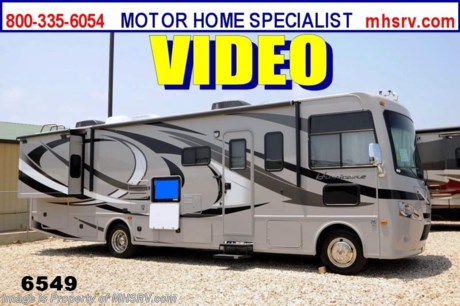&lt;a href=&quot;http://www.mhsrv.com/thor-motor-coach/&quot;&gt;&lt;img src=&quot;http://www.mhsrv.com/images/sold-thor.jpg&quot; width=&quot;383&quot; height=&quot;141&quot; border=&quot;0&quot; /&gt;&lt;/a&gt; MHSRV is celebrating the 4th of July all Month long! / TX 8/7/13/ We will Donate $1,000 to the Intrepid Fallen Heroes Fund with purchase of this unit. Offer ends July 31st, 2013.&lt;iframe width=&quot;400&quot; height=&quot;300&quot; src=&quot;http://www.youtube.com/embed/u4zmzh2U8DY&quot; frameborder=&quot;0&quot; allowfullscreen&gt;&lt;/iframe&gt; For the Lowest Price Visit MHSRV .com or Call 800-335-6054. New 2014 MSRP $123,786. Thor Motor Coach Hurricane Model 32A. This all new Class A motor home measures approximately 33 feet in length &amp; features a Ford chassis, a V-10 Ford engine, (2) slide-out rooms, a leatherette U-Shaped dinette &amp; a feature wall LCD TV. Other exciting new features on the 2014 Hurricane 32A include all new progressive styled front and rear caps, taller interior ceiling heights (now 82 inches), a leatherette hide-a-bed sofa, automatic leveling jacks, generator, electric entry step, 5,000 lb. hitch and much more. Optional equipment includes the all new Vintage Maple wood package, Carbon HD-Max exterior, bedroom LCD TV, solid surface kitchen counter,  exterior entertainment center, electric drop down over head bunk above captain&#39;s chairs, heated holding tank pads, 13.5 BTU rear roof A/C, 5.5KW Onan generator, gas/electric water heater, dual auxiliary batteries, Fantastic Fan, valve stem extenders, 6 way power driver seat and heated power mirrors with integrated side view cameras. FOR INTERNET SALE PRICE, ADDITIONAL DETAILS, VIDEOS &amp; MORE PLEASE VISIT MOTOR HOME SPECIALIST at MHSRV .com or Call 800-335-6054. At Motor Home Specialist we DO NOT charge any prep or orientation fees like you will find at other dealerships. All sale prices include a 200 point inspection, interior &amp; exterior wash &amp; detail of vehicle, a thorough coach orientation with an MHS technician, an RV Starter&#39;s kit, a nights stay in our delivery park featuring landscaped and covered pads with full hook-ups and much more! Read From Thousands of Testimonials at MHSRV .com and See What They Had to Say About Their Experience at Motor Home Specialist. WHY PAY MORE?...... WHY SETTLE FOR LESS?